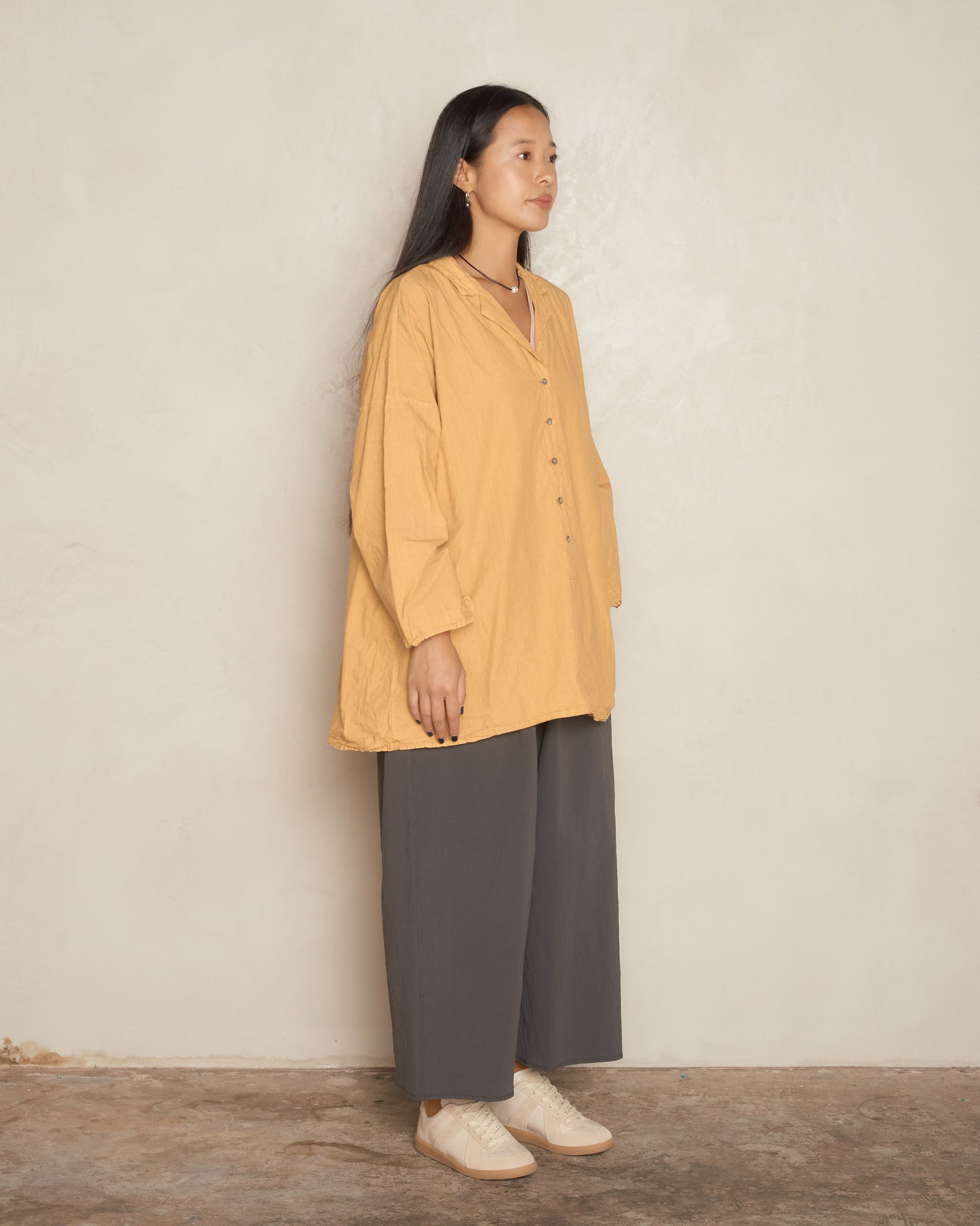 Sun Yellow Loose Shirt