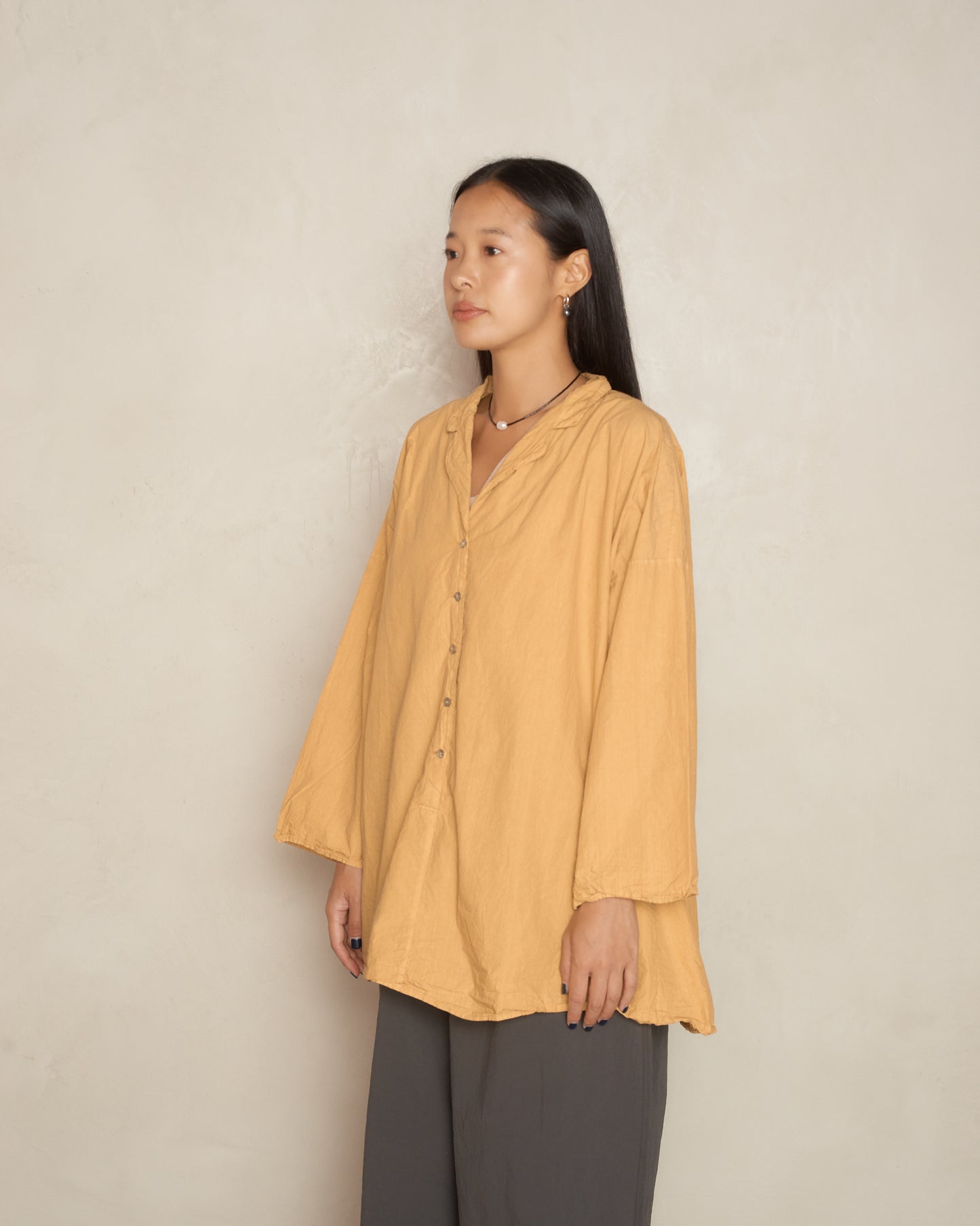 Sun Yellow Loose Shirt