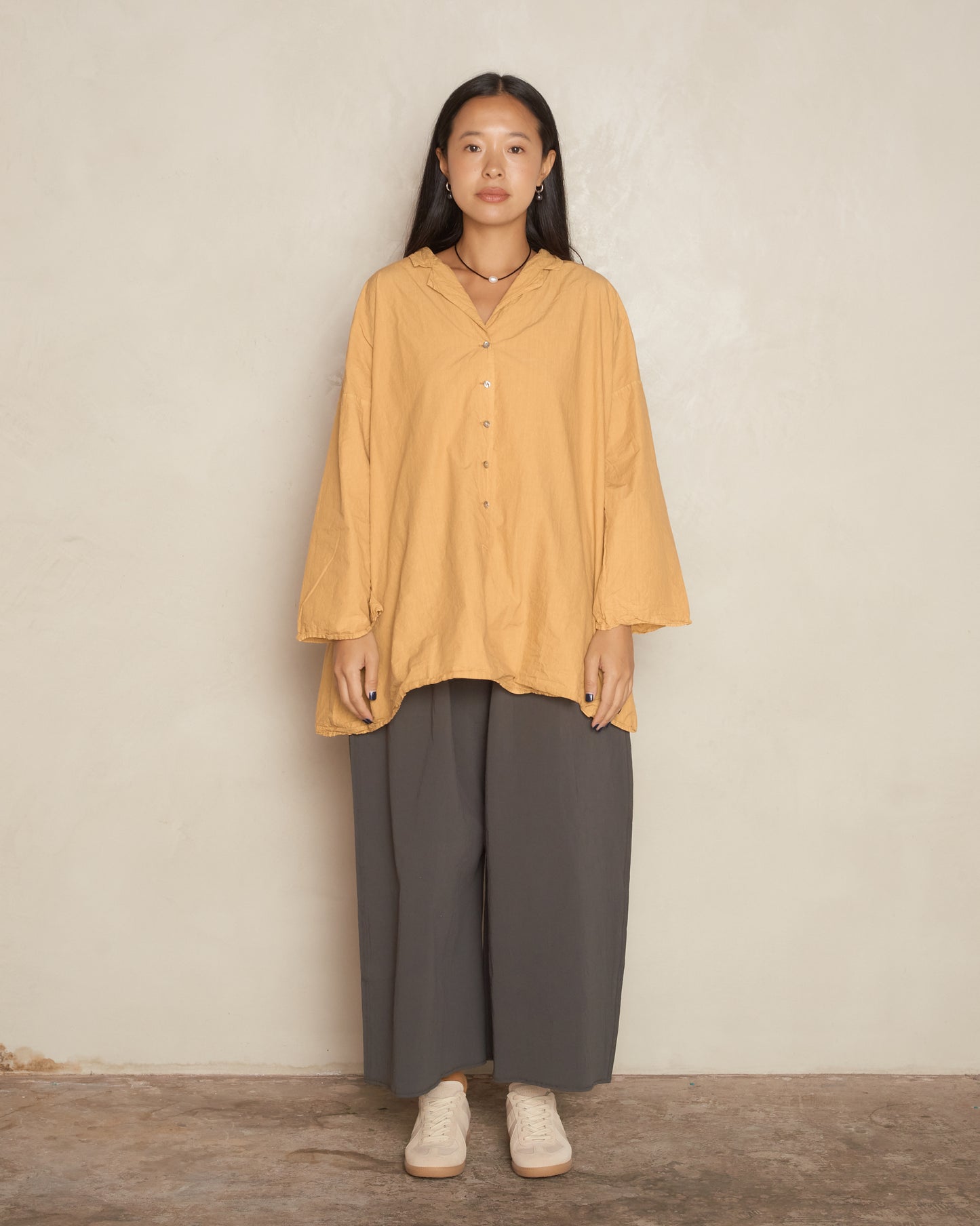 Sun Yellow Loose Shirt