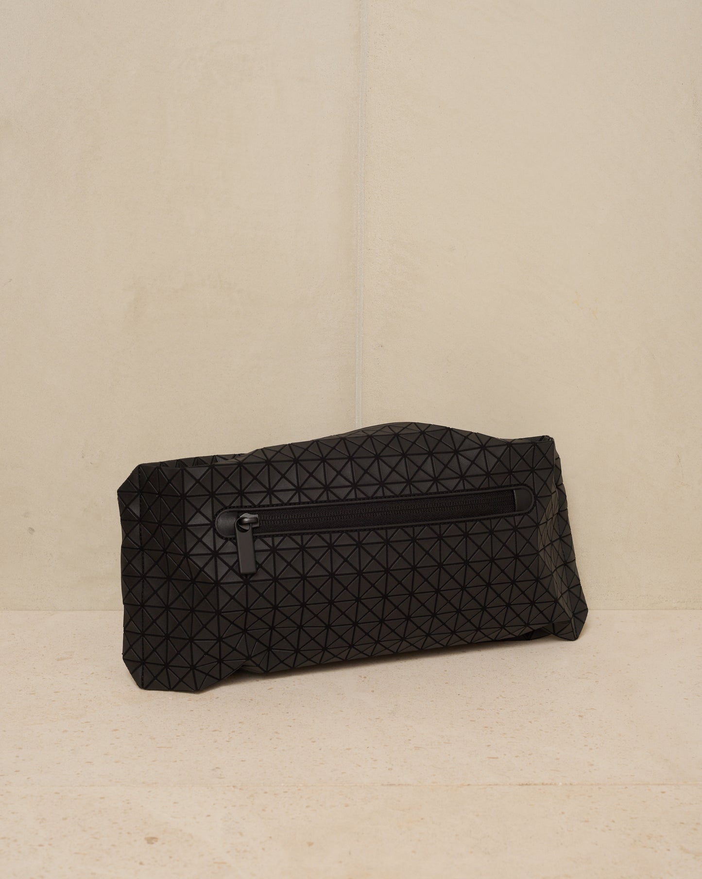 Matte Black Baton Crossbody Bag