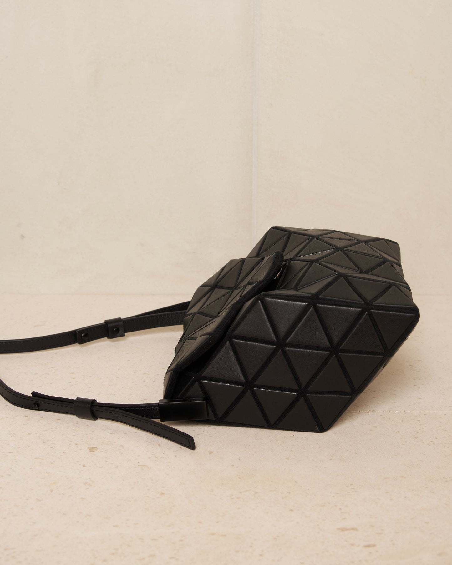 Matte Black Torso Shoulder Bag