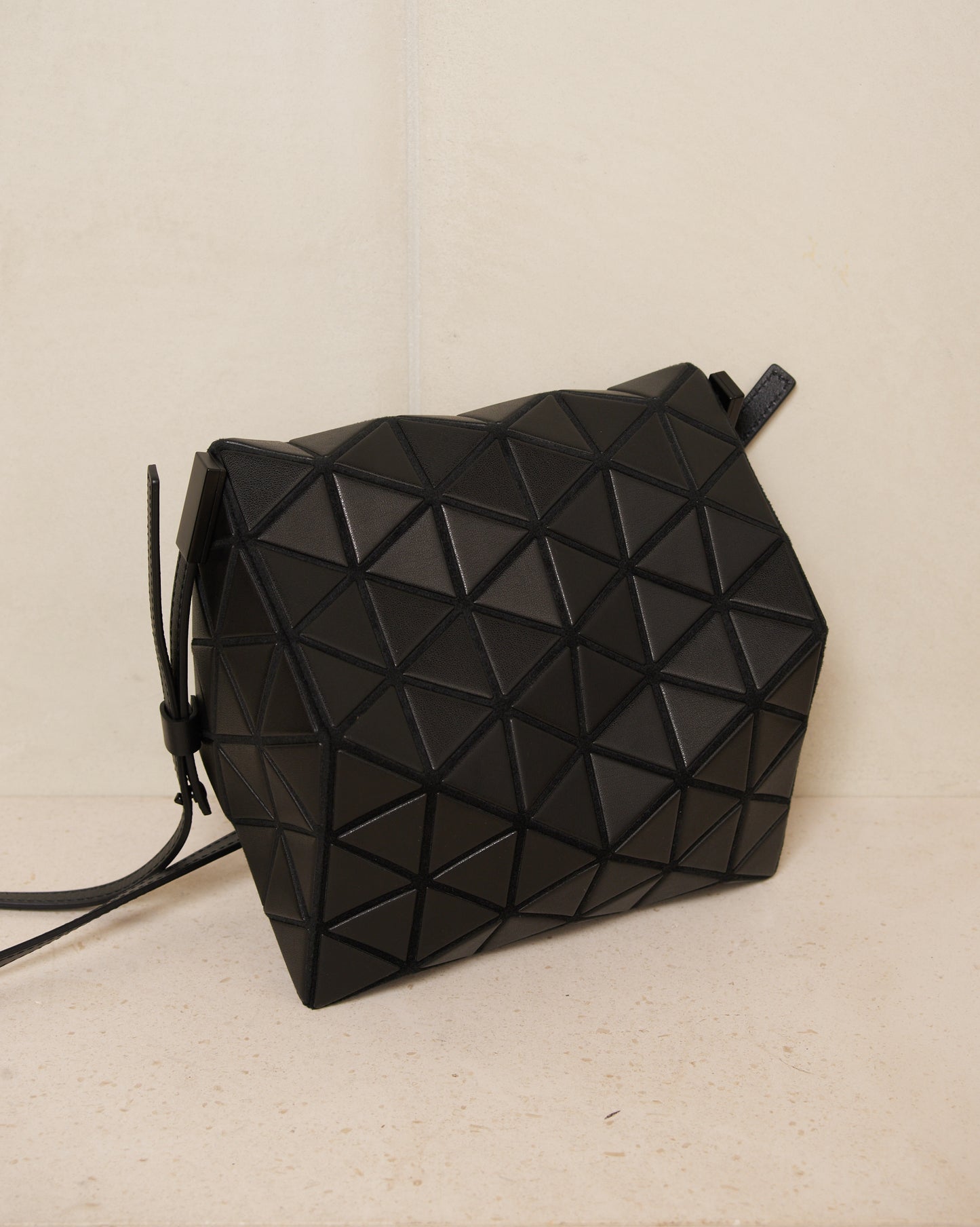 Matte Black Torso Shoulder Bag