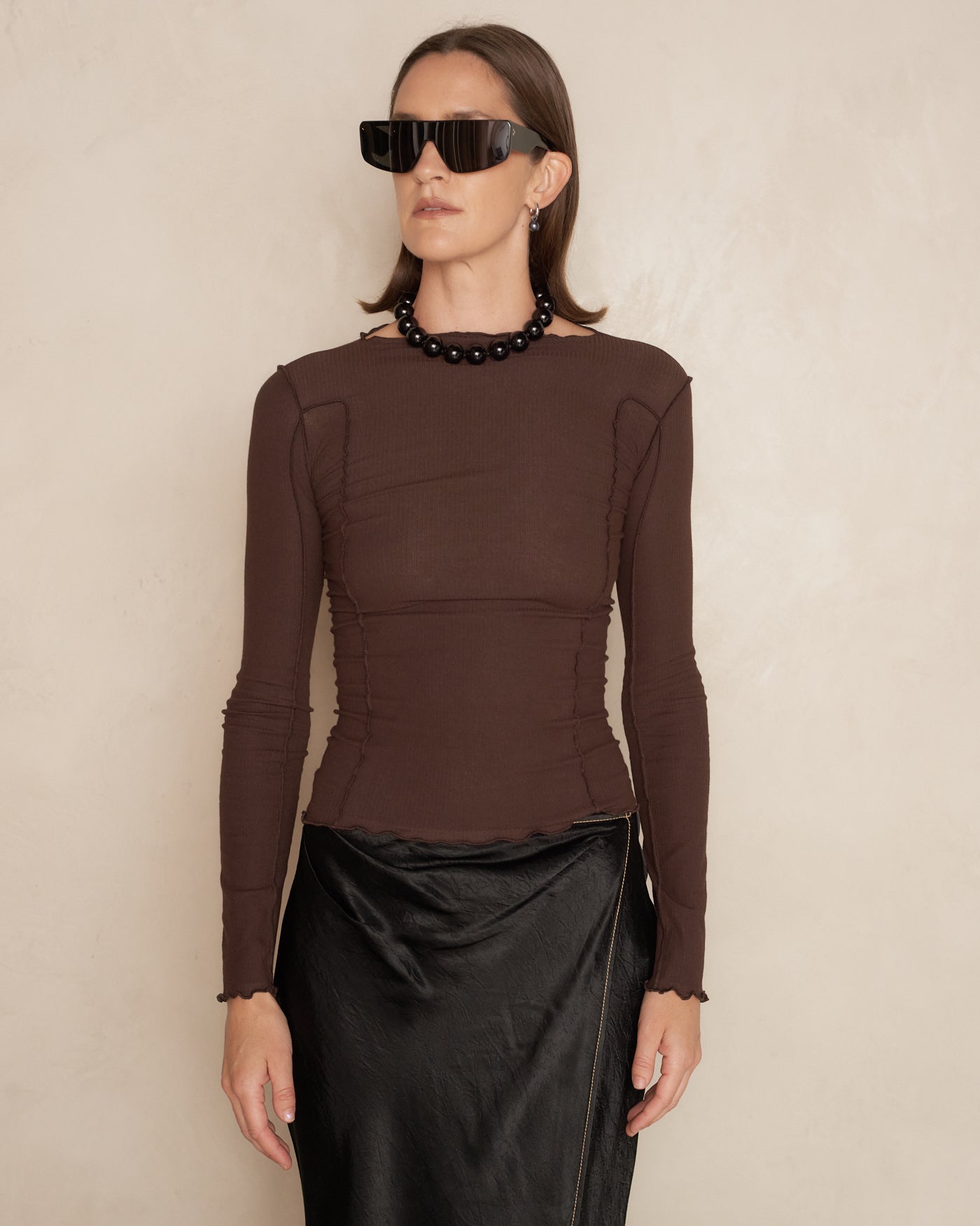 Brown Tactile Omato Longsleeve