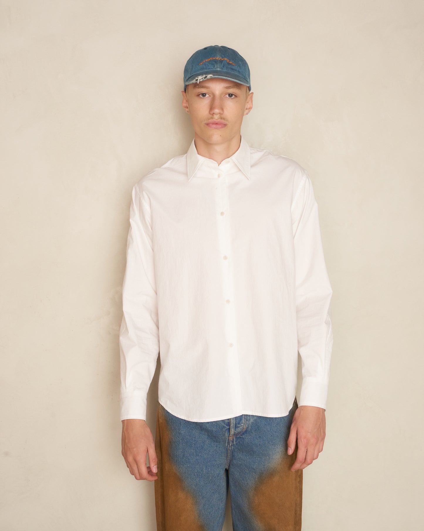 White Linear Shirt