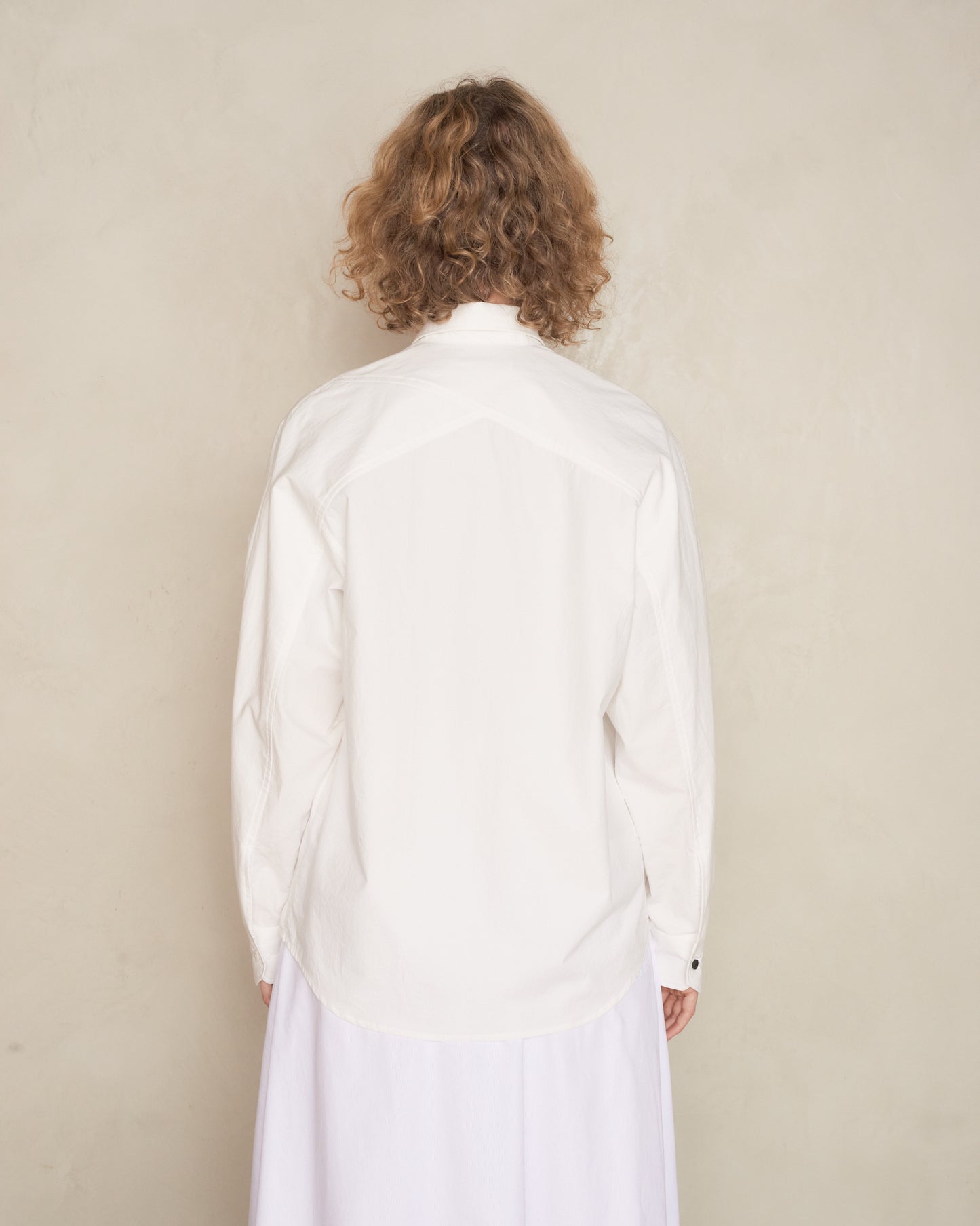 White Linear Shirt