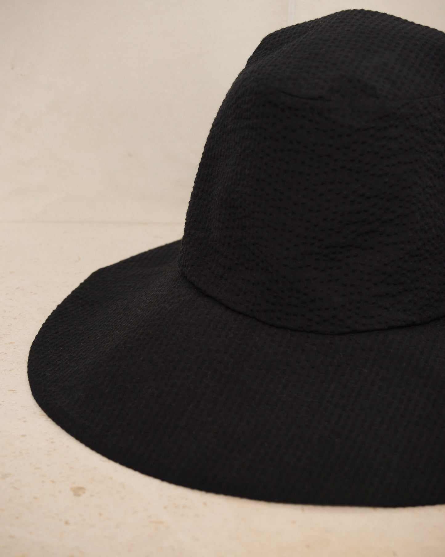 Black Wide Brim Hat