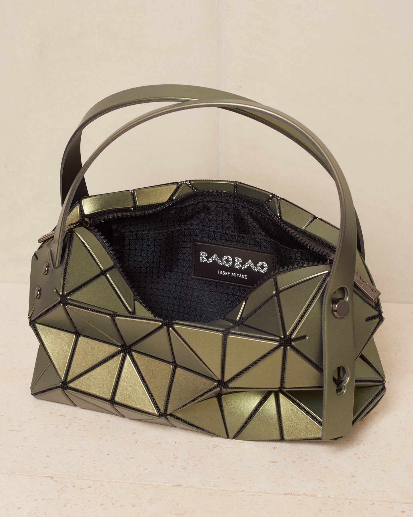 Khaki Green Boston Shoulder Bag