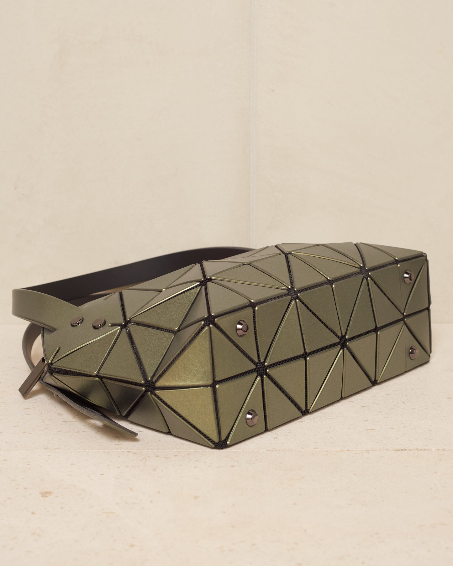 Khaki Green Boston Shoulder Bag