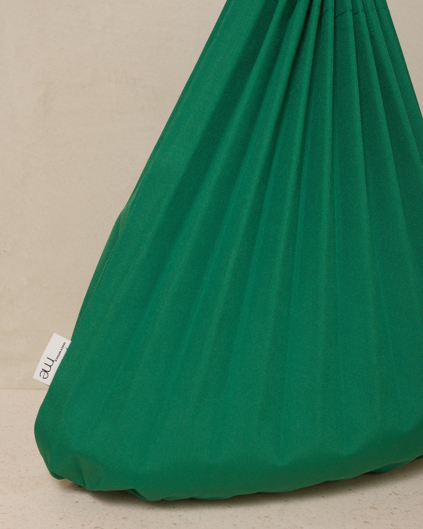 Green Trunk Pleats Bag