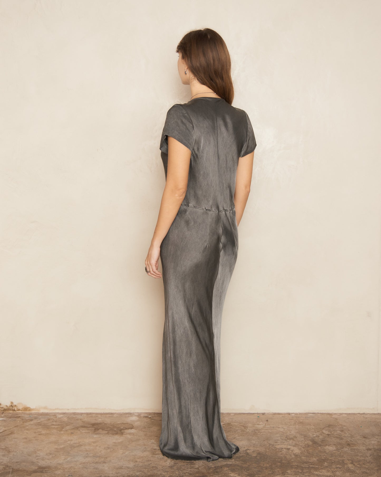 Distressed Grey Cannes Dress