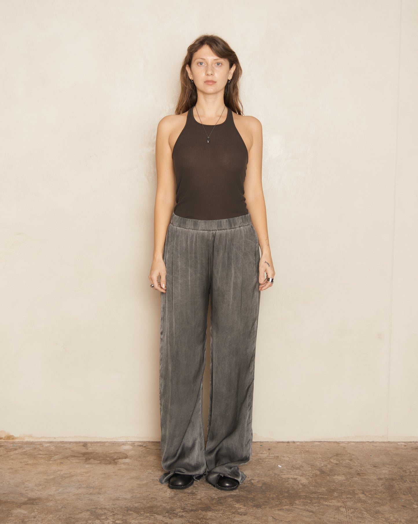 Distressed Grey Meloni Pants