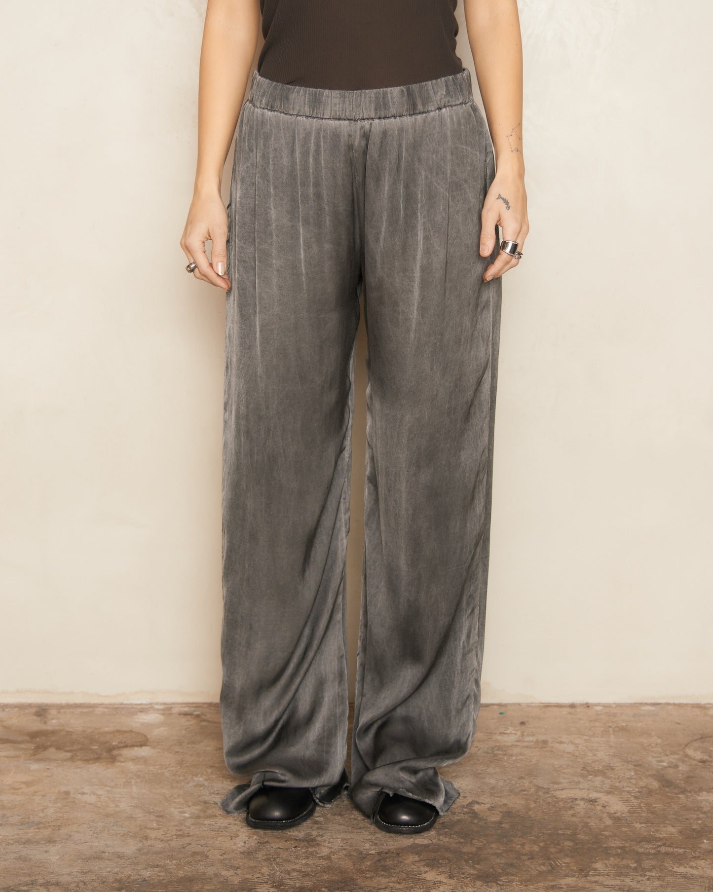 Distressed Grey Meloni Pants