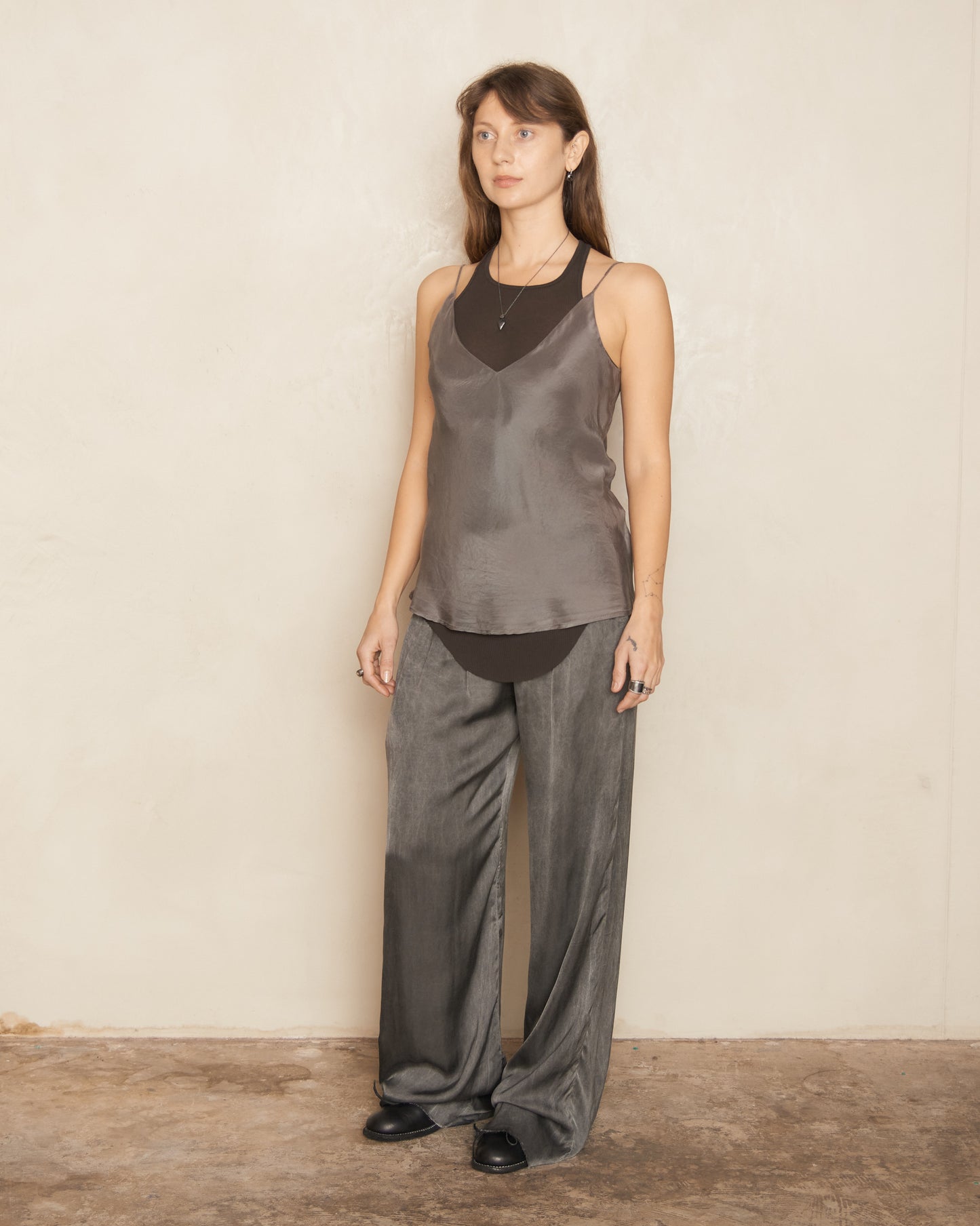 Distressed Grey Meloni Pants