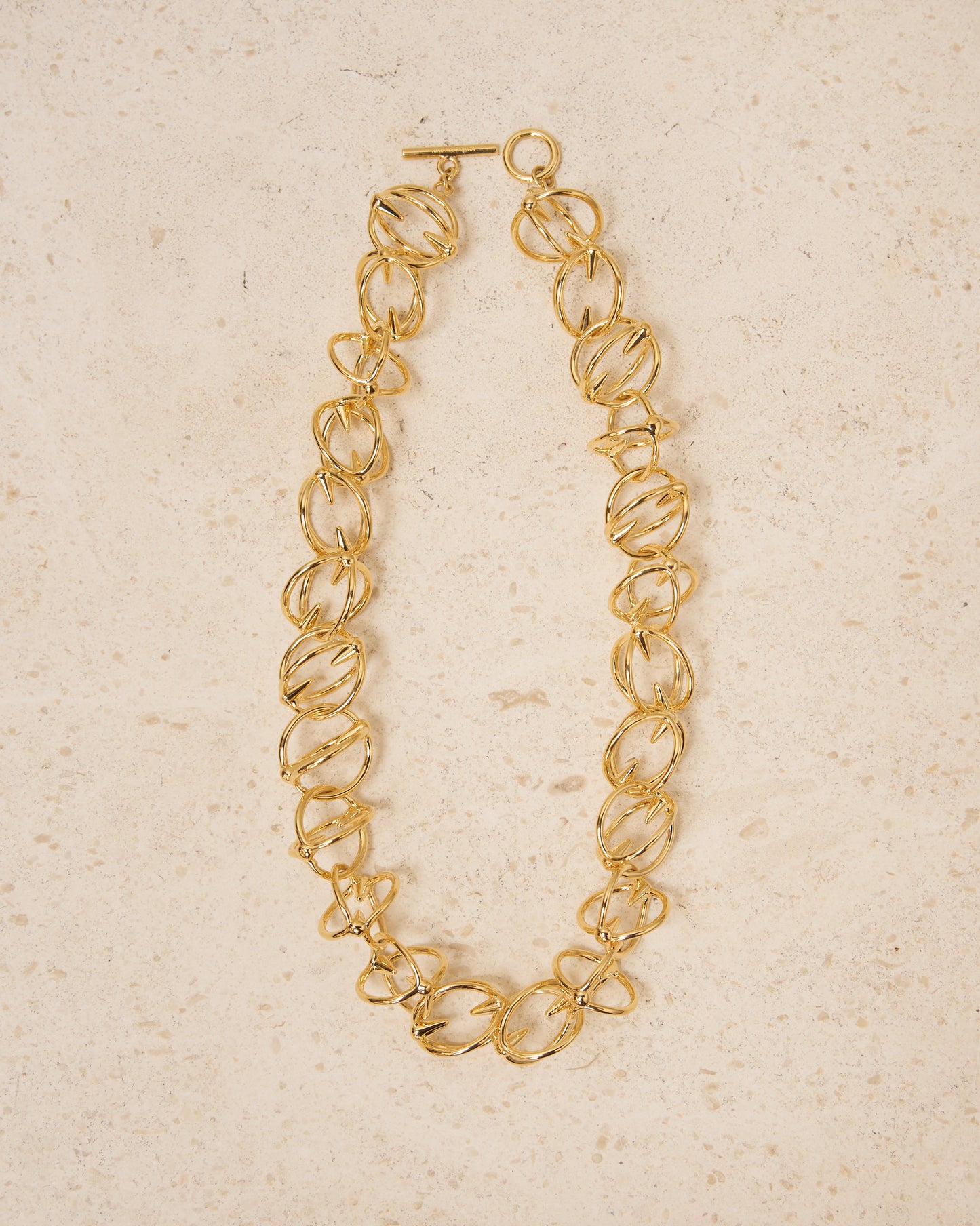 Gold Thorn Chain Necklace