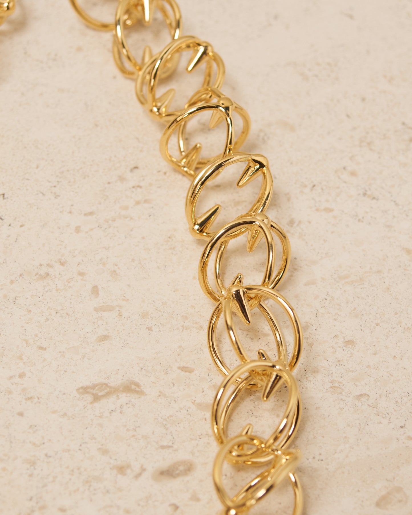 Gold Thorn Chain Necklace