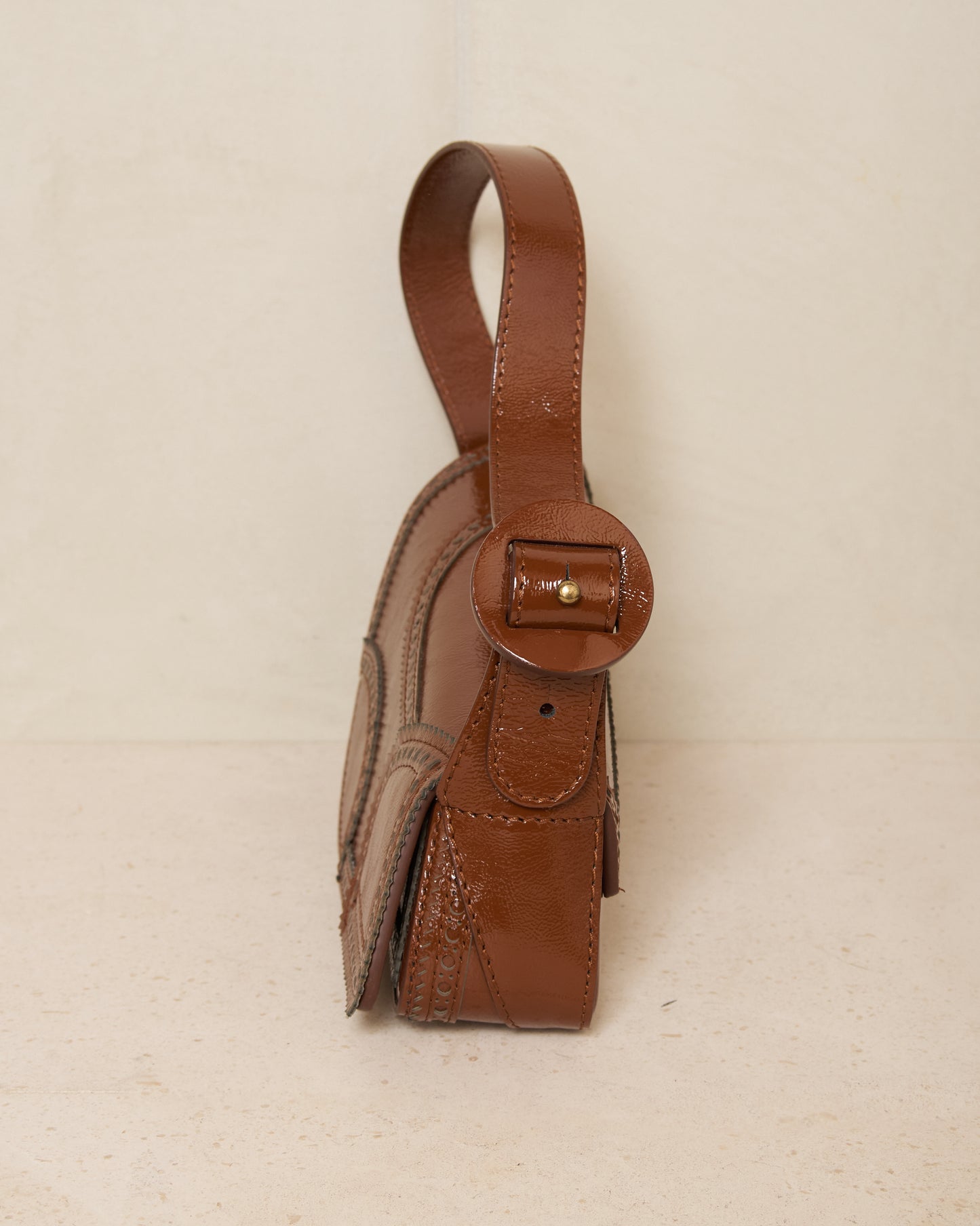 Mahogany Brown Trivia Bag