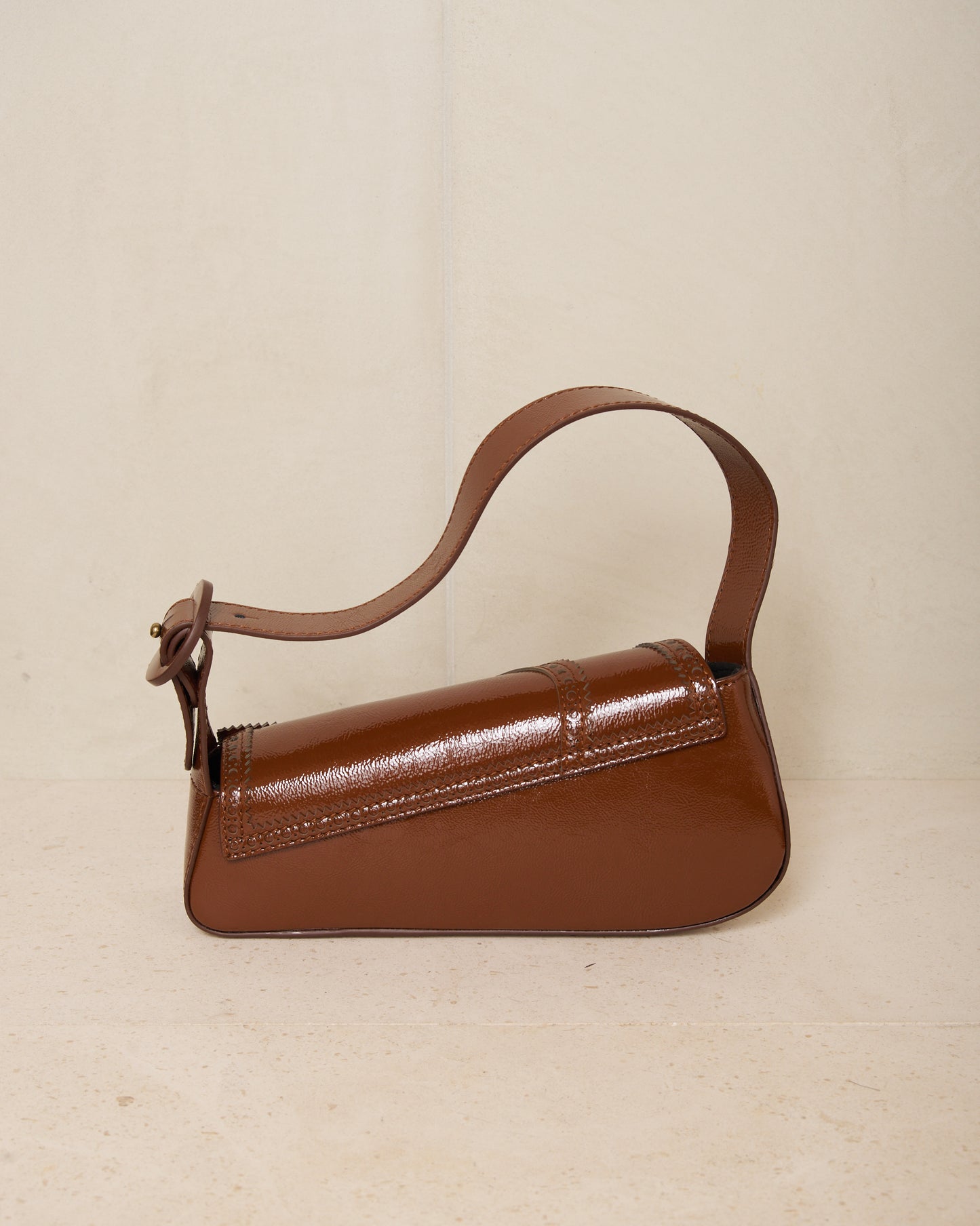 Mahogany Brown Trivia Bag