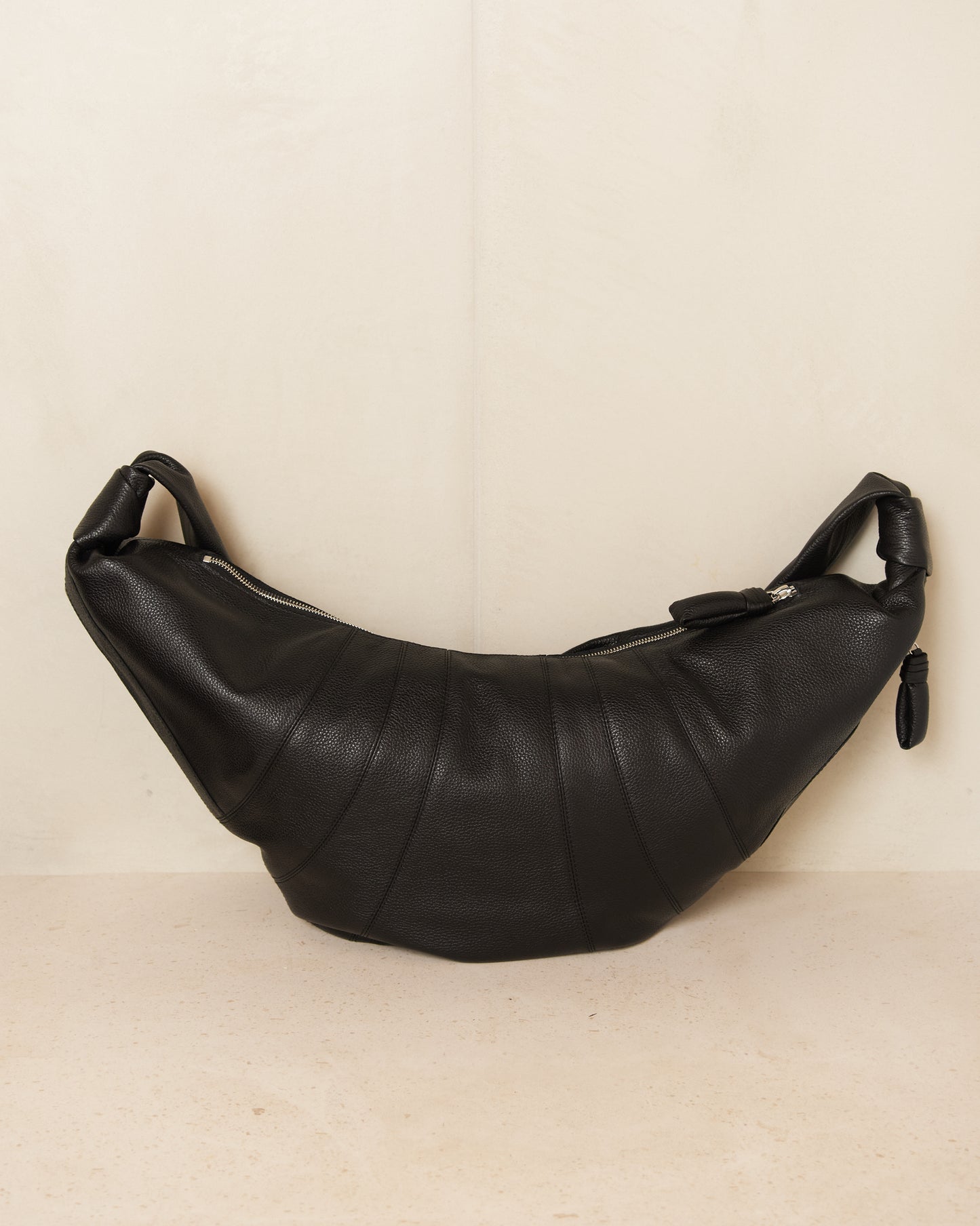 Black Large Croissant Bag