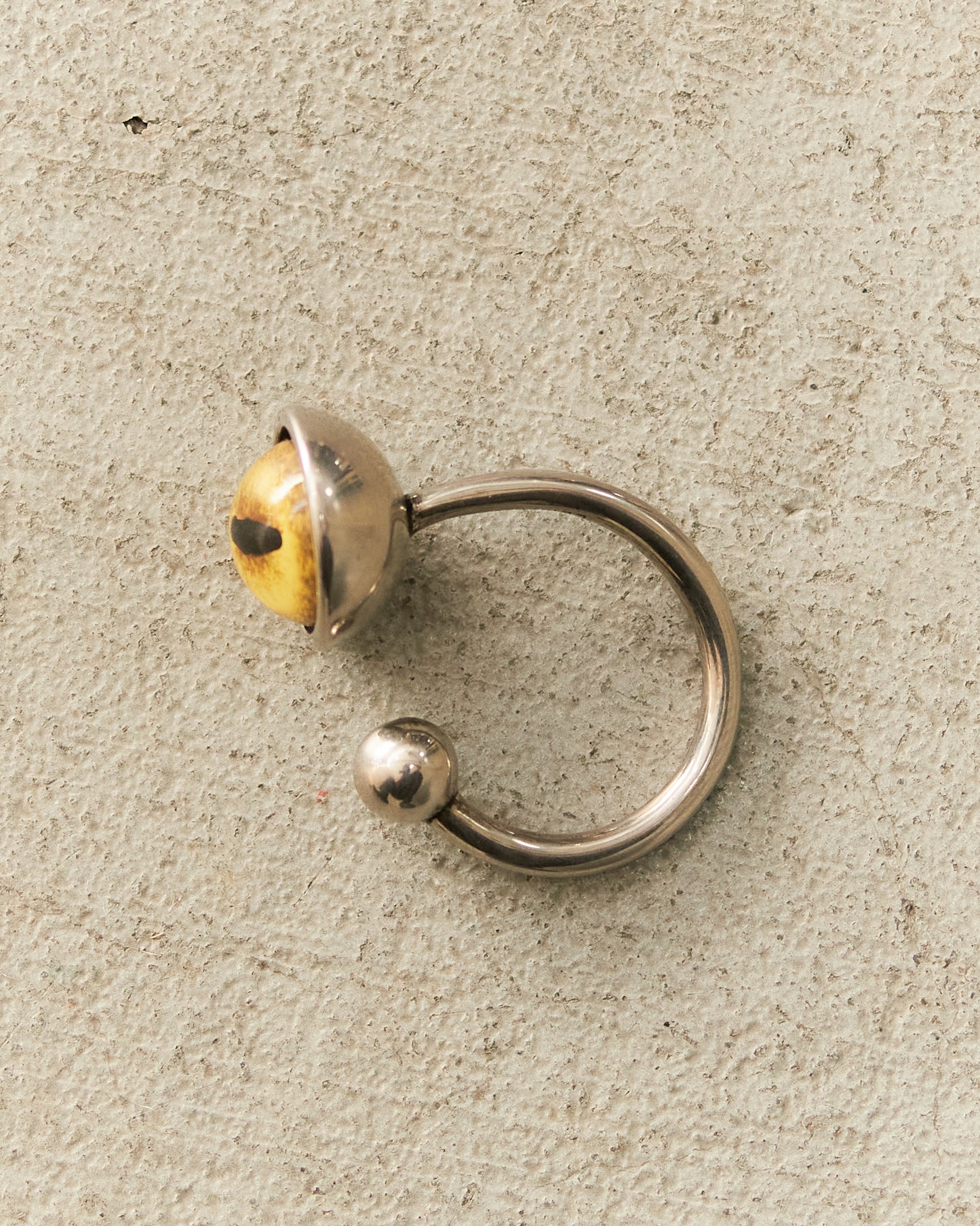 Golden Cat Eye Rattle Ring