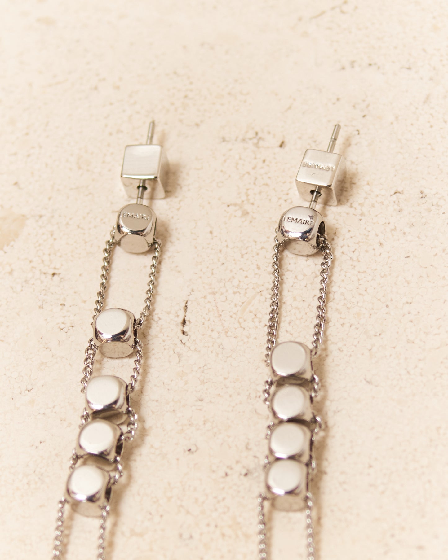 Silver Abacus Earrings