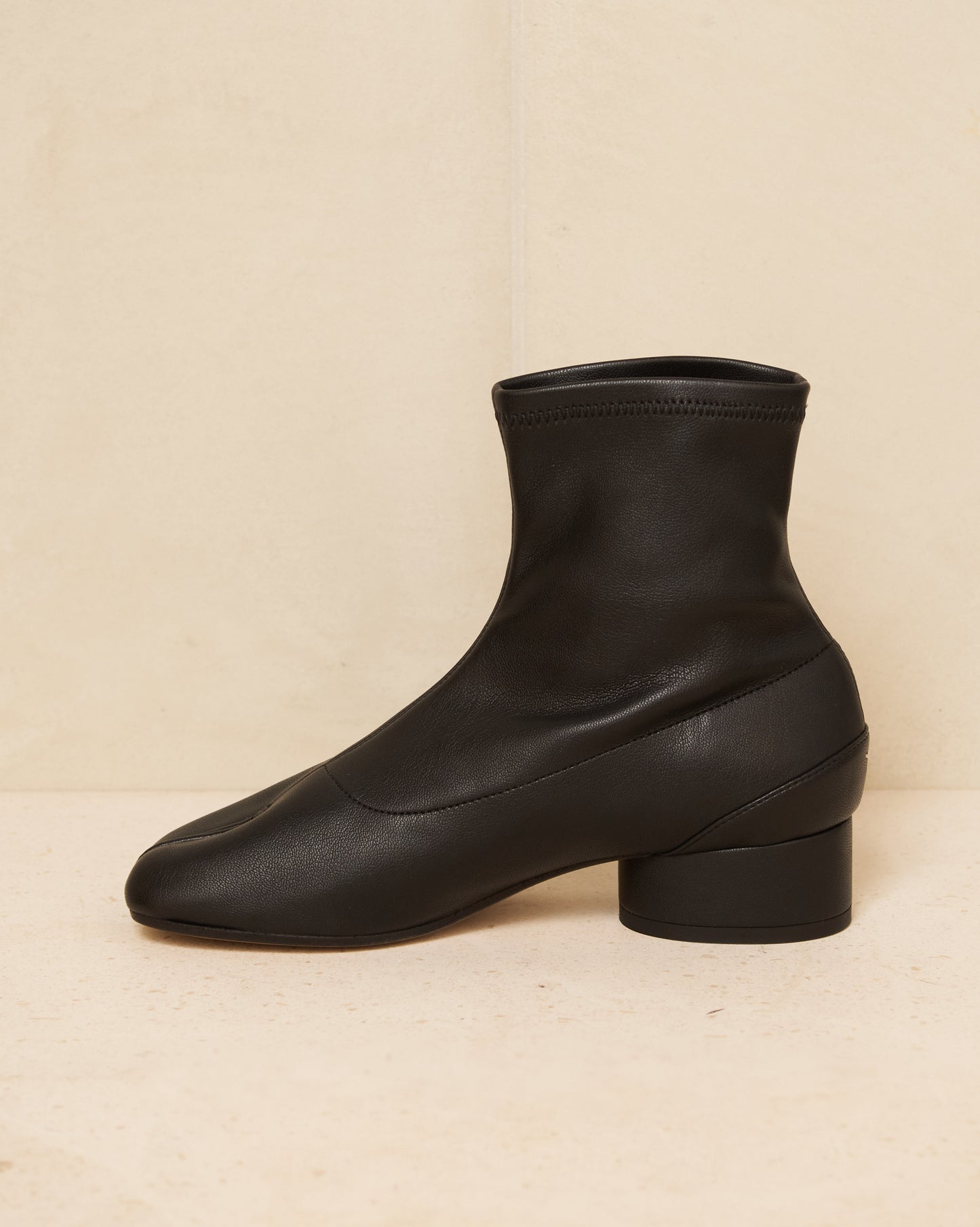 Black Tabi Ankle Sock Boots