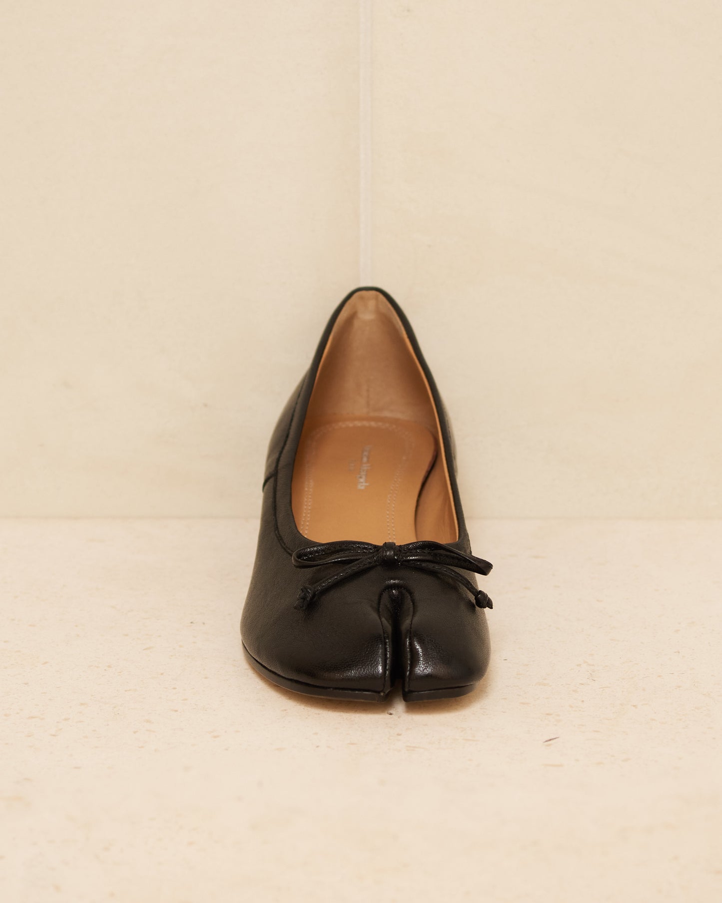 Black Tabi Ballerina Pumps