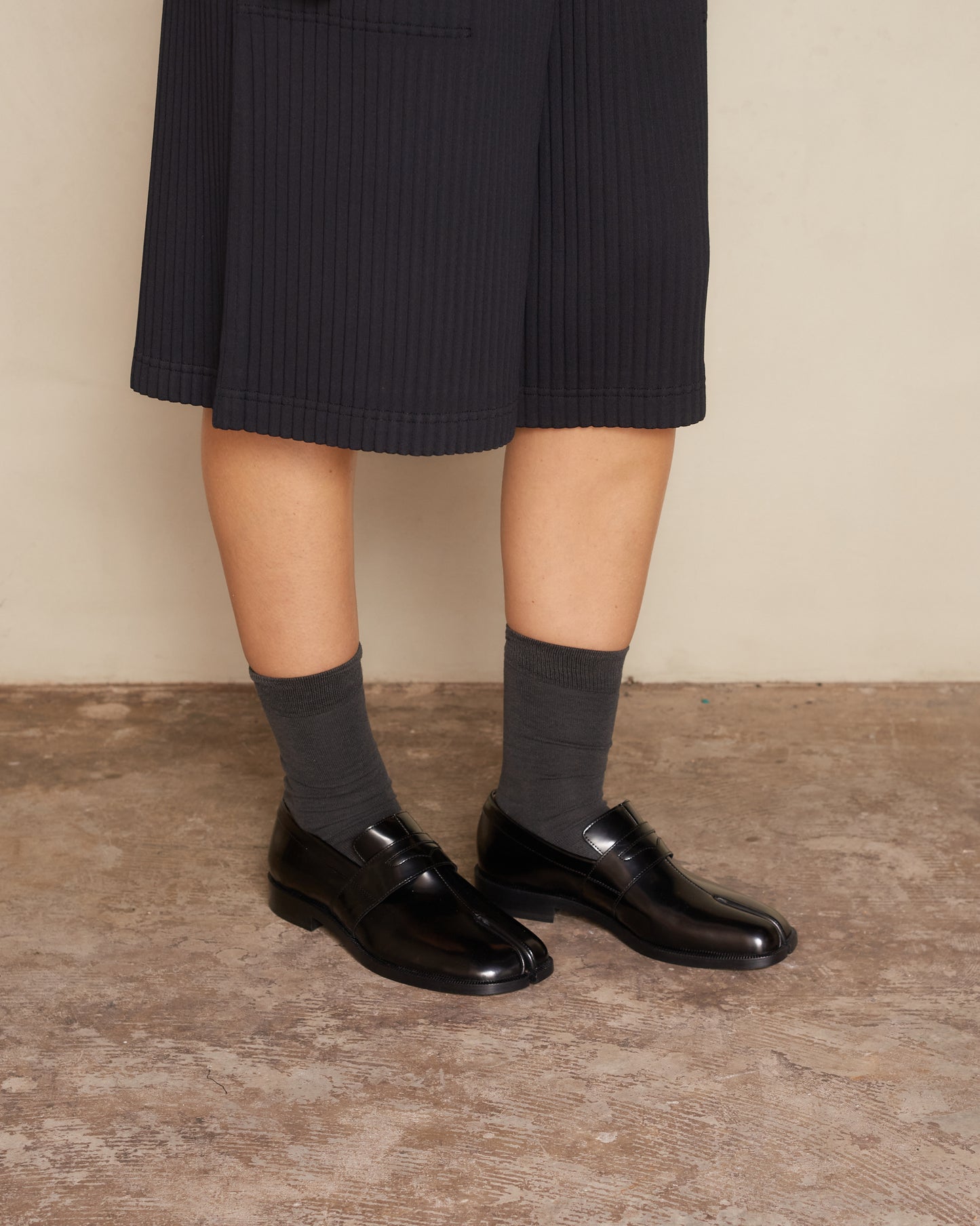 Black Tabi Loafer