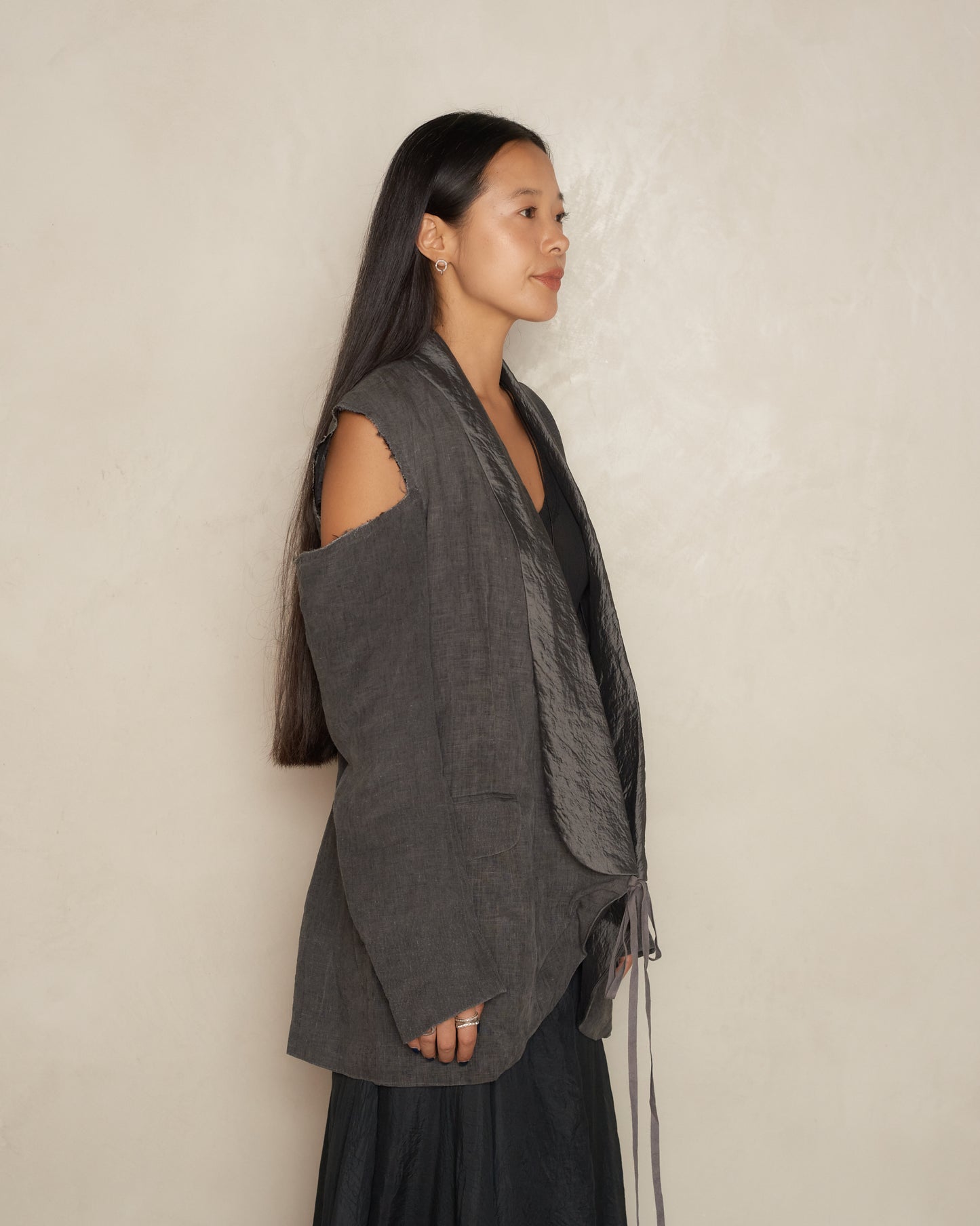 Chestnut Split Shoulder Jacket