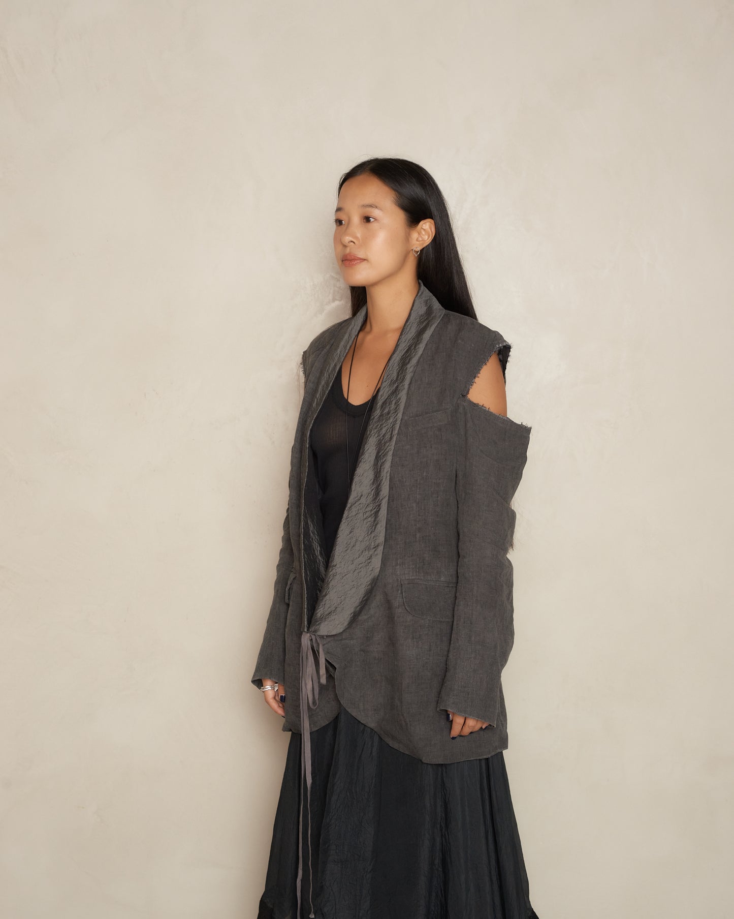 Chestnut Split Shoulder Jacket