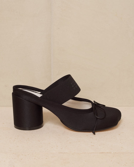 mm6 maison margiela ballet decolletes mules 