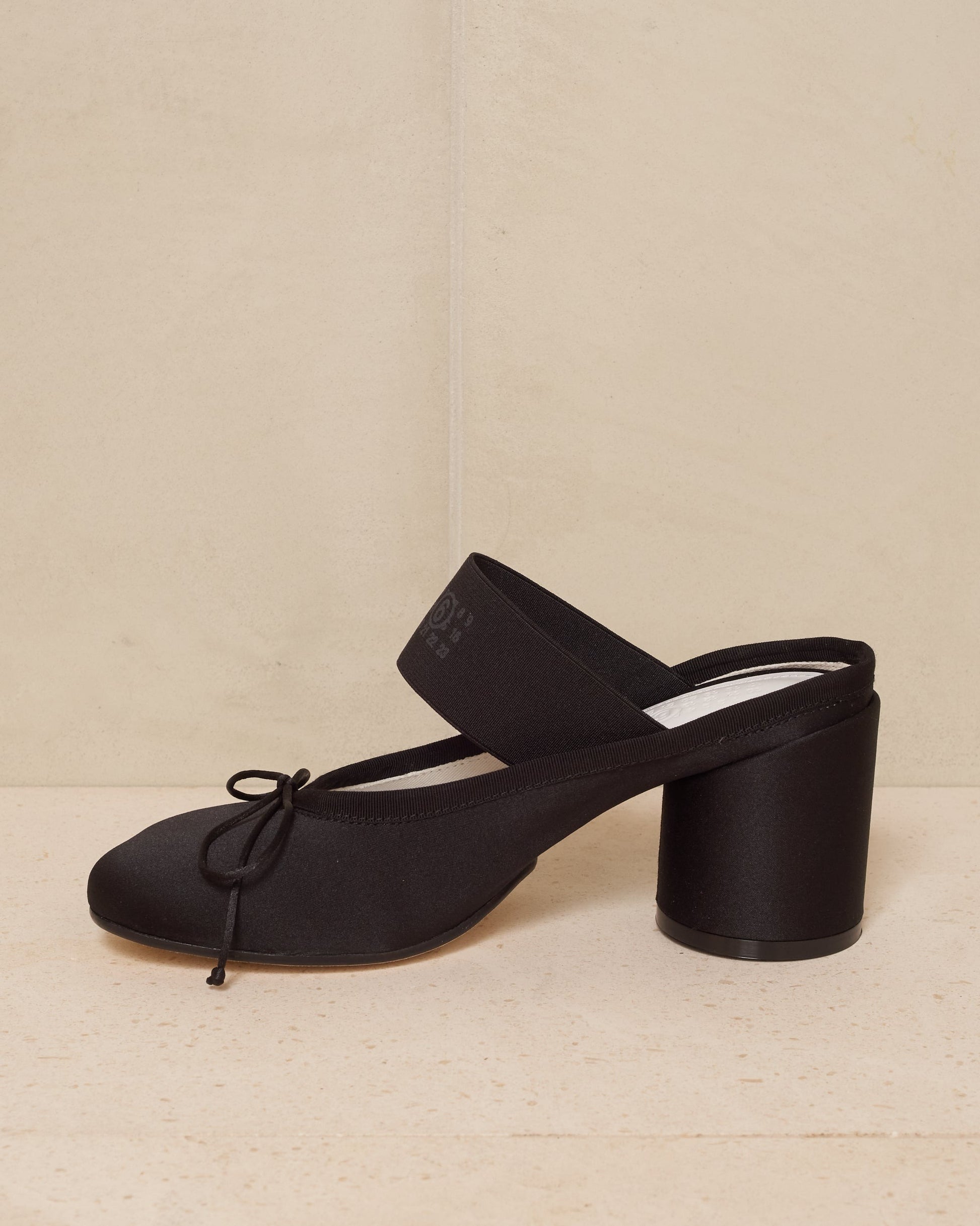 mm6 maison margiela ballet decolletes mules 