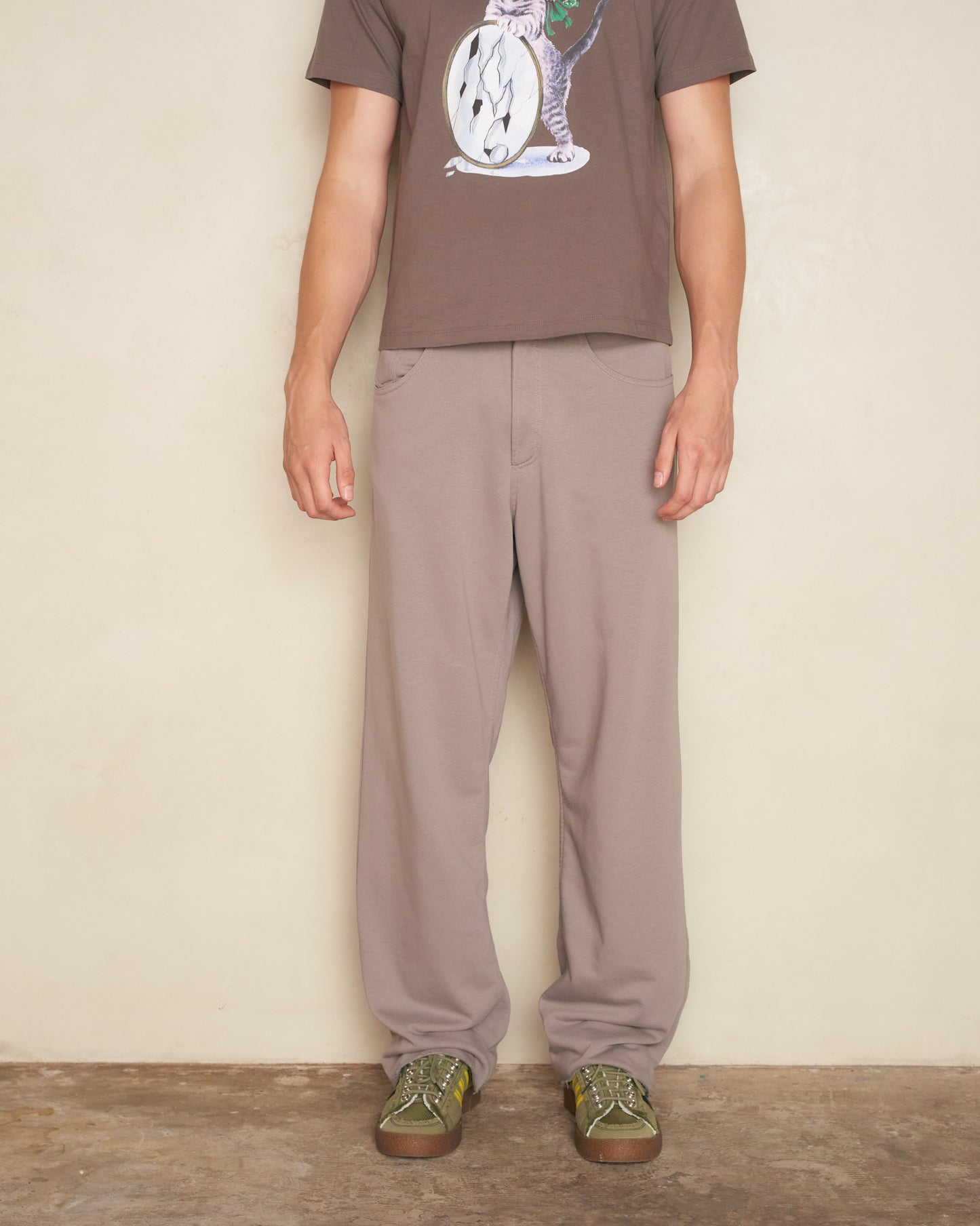 Grey Easy Trousers