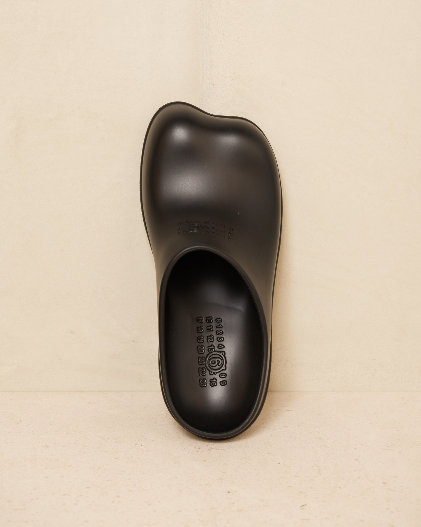 Black Anatomic Numerical Clog