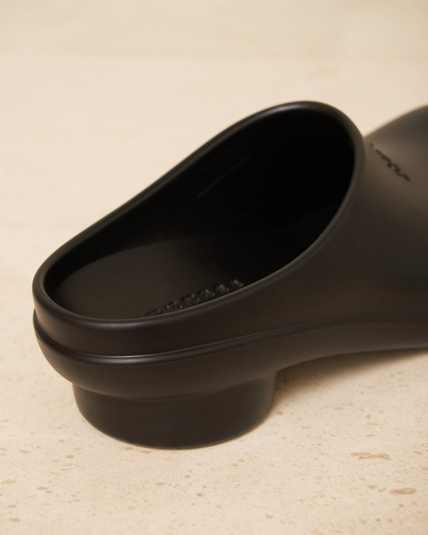 Black Anatomic Numerical Clog