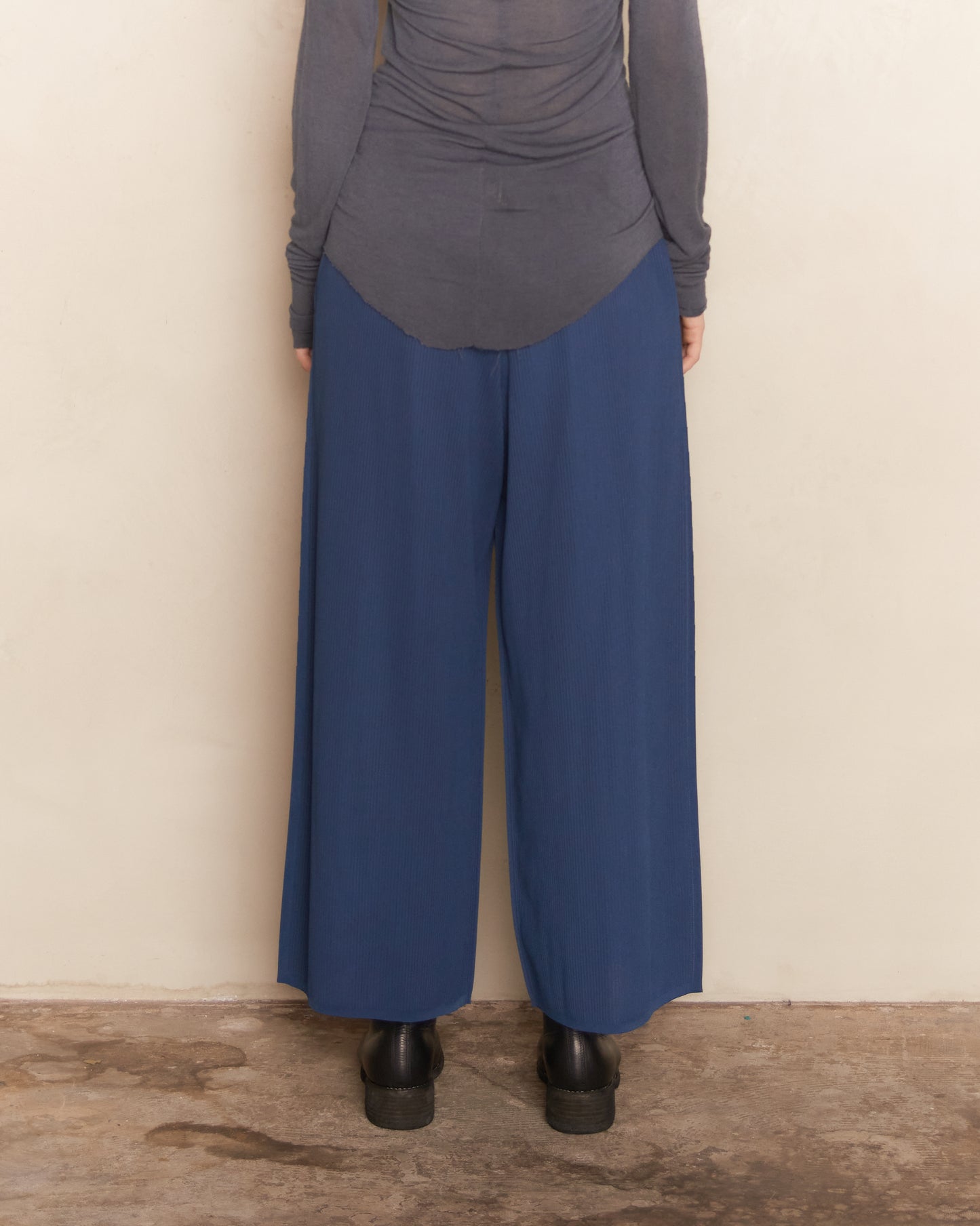 Navy A-POC Form Pants