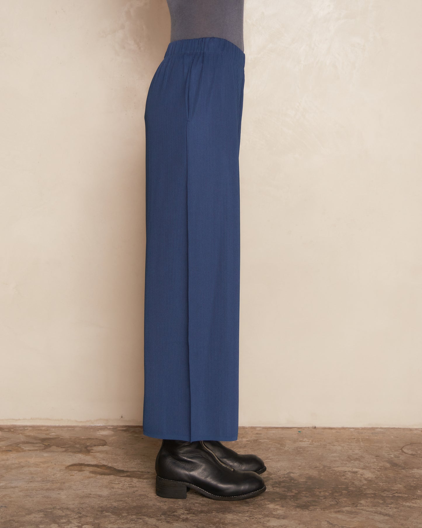 Navy A-POC Form Pants