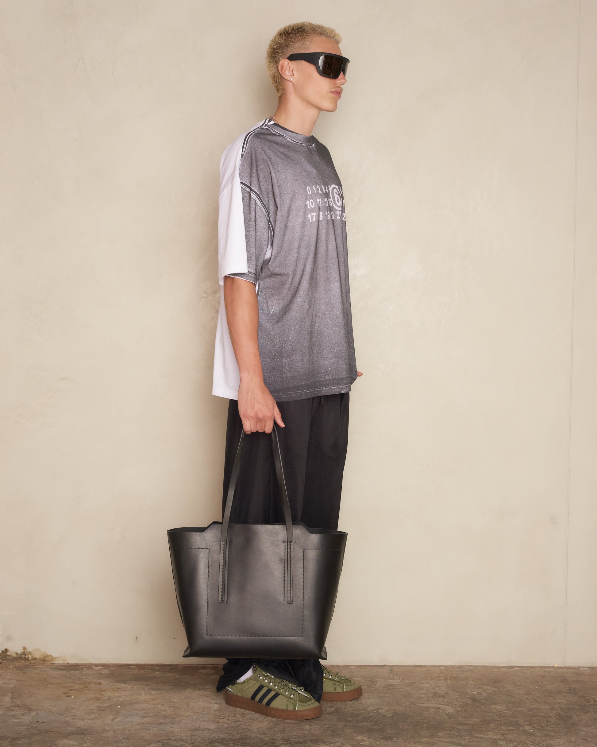 Rick Owens leather shopper tote bag - トートバッグ