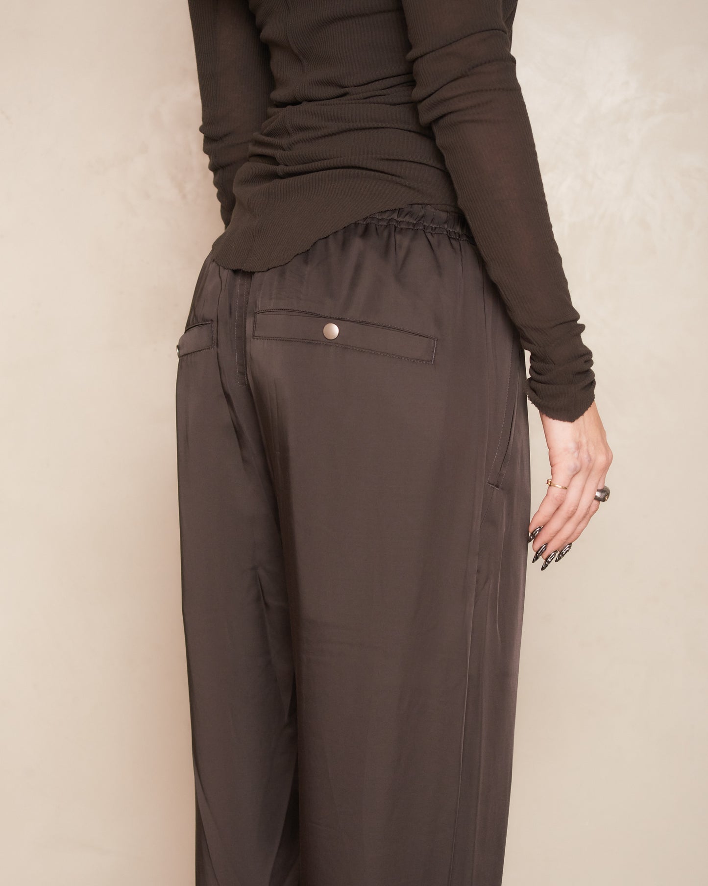 Dark Dust Drawstring Track Pants