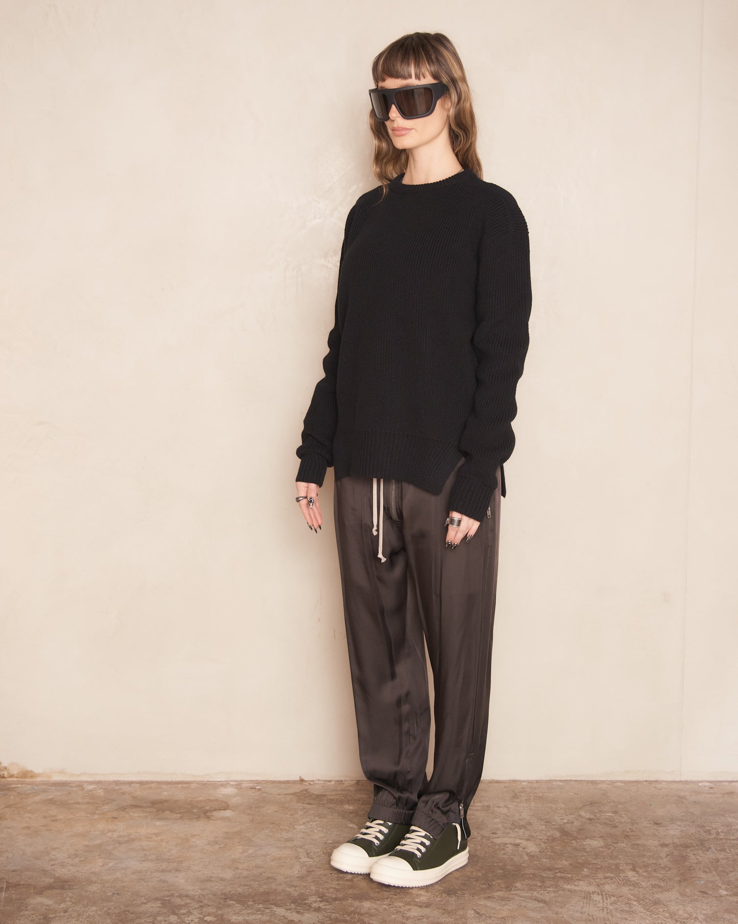 Dark Dust Drawstring Track Pants