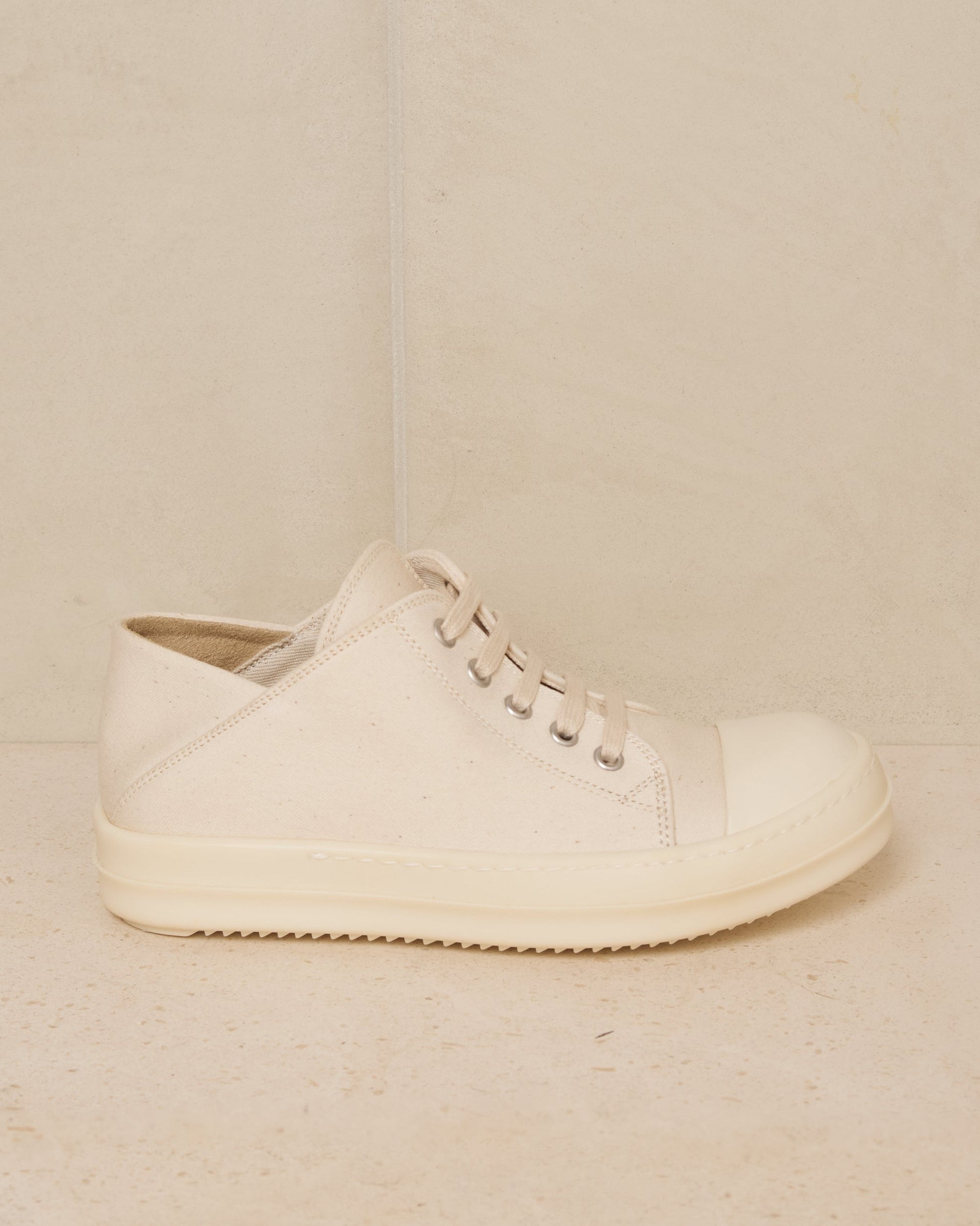 rick owens milk slip on sneakers