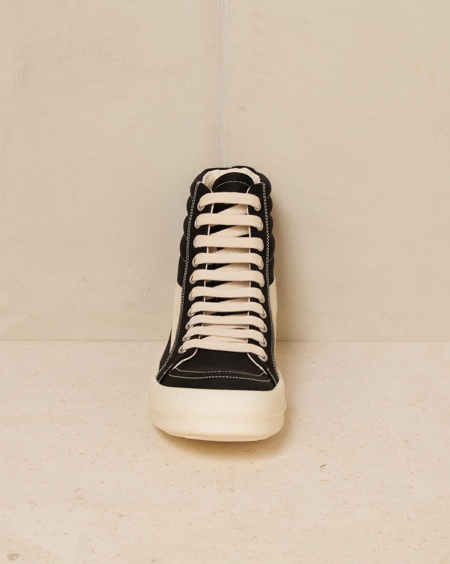 Black Vintage High Top Sneakers