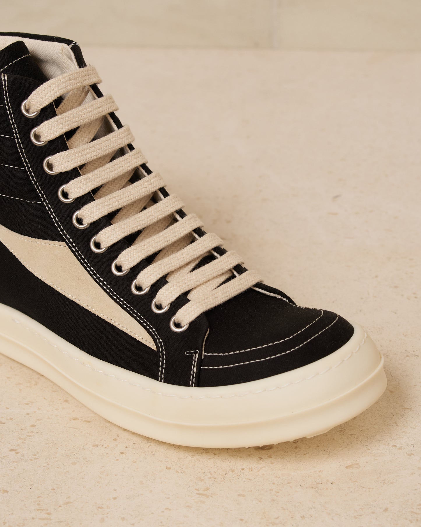 Black Vintage High Top Sneakers