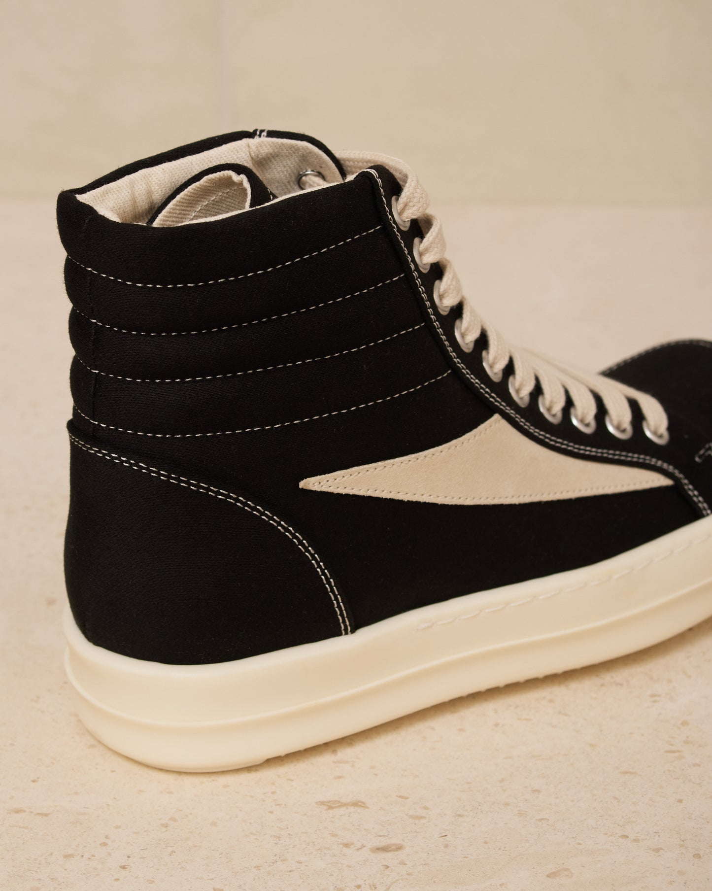 Black Vintage High Top Sneakers