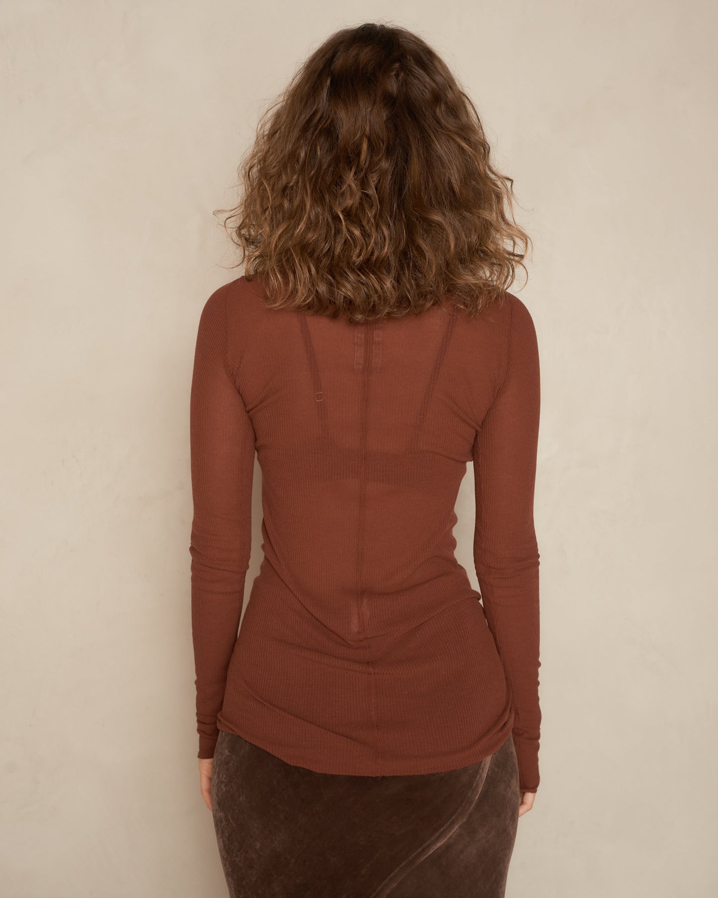 Henna Classic Rib Long Sleeve