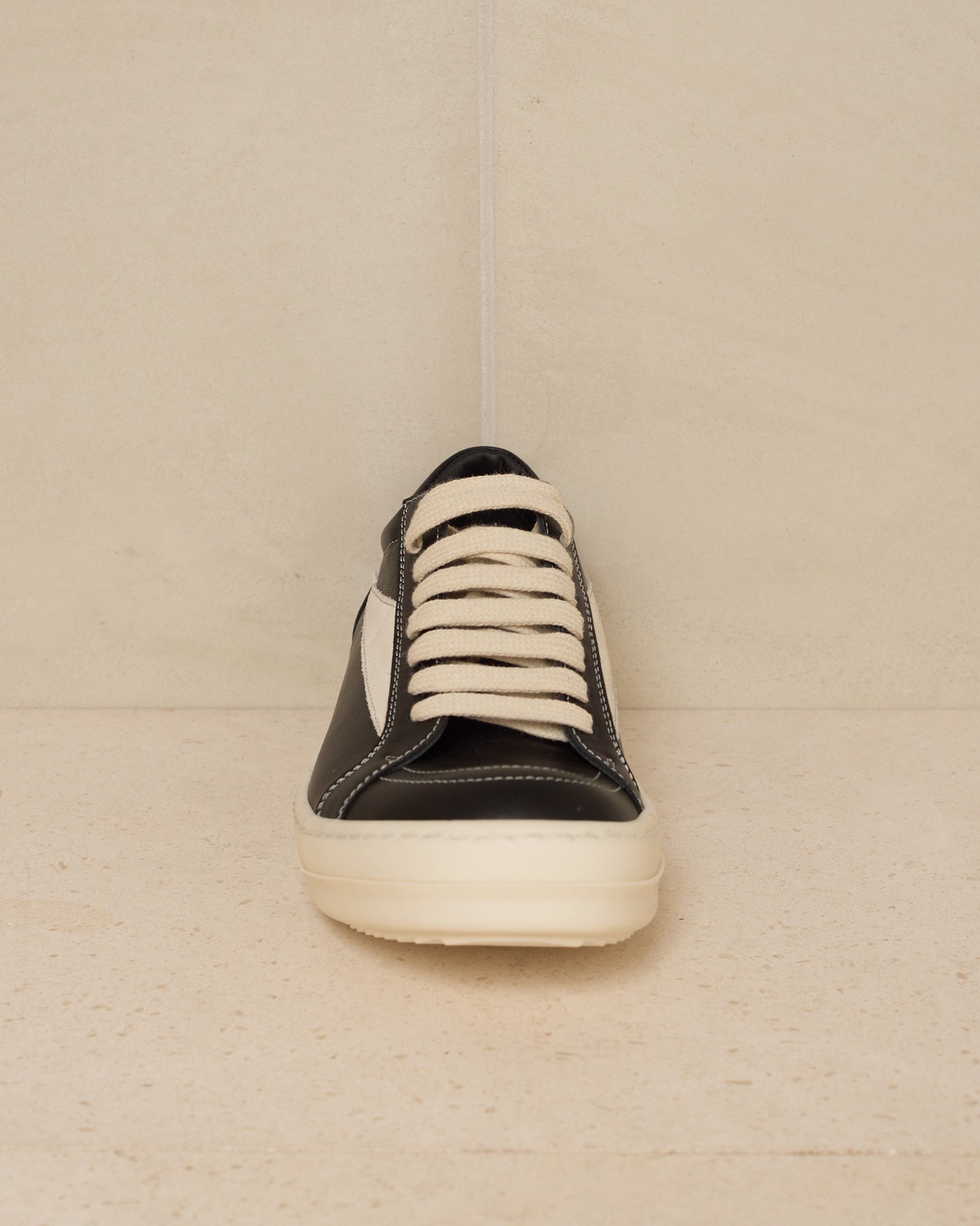 Black Luxor Leather Sneakers