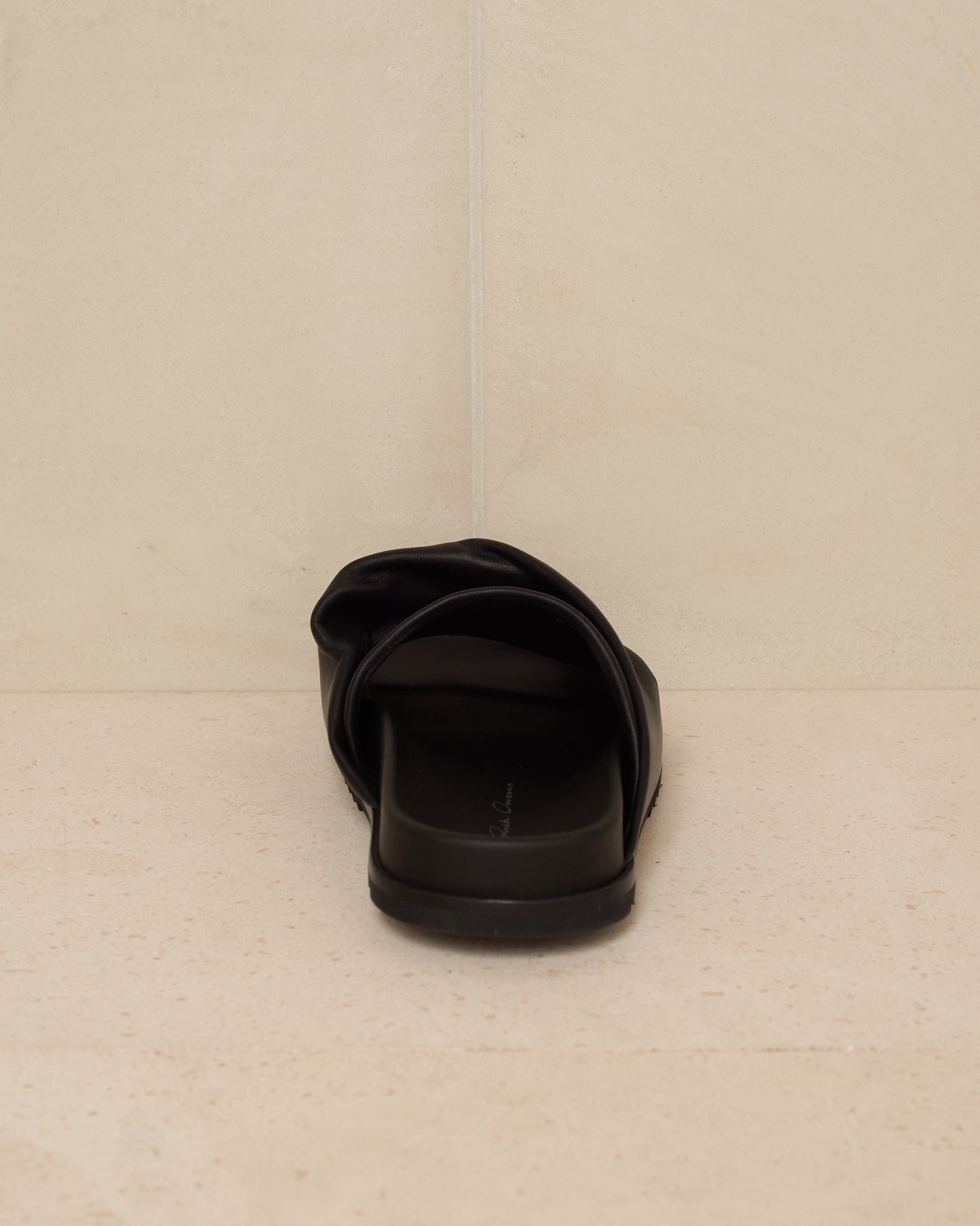 Black Mobius Granola Leather Sandal