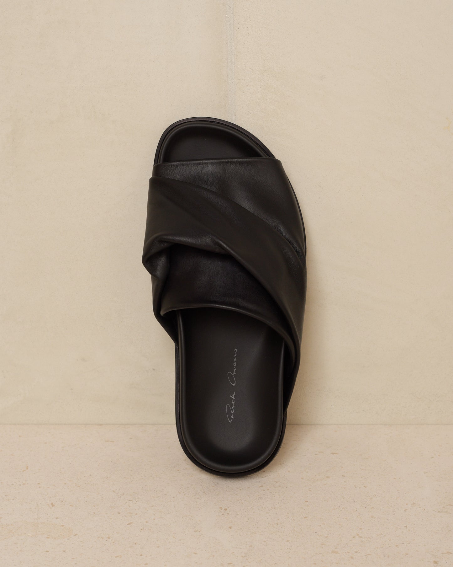 Black Mobius Granola Leather Sandal