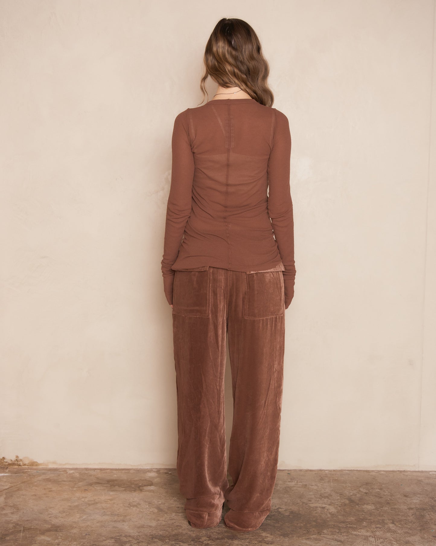 Throat Velvet Dietrich Drawstring Pants