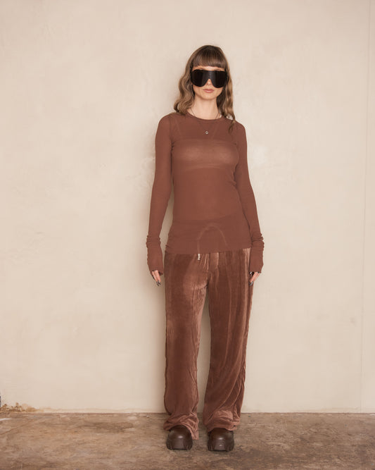 Throat Velvet Dietrich Drawstring Pants