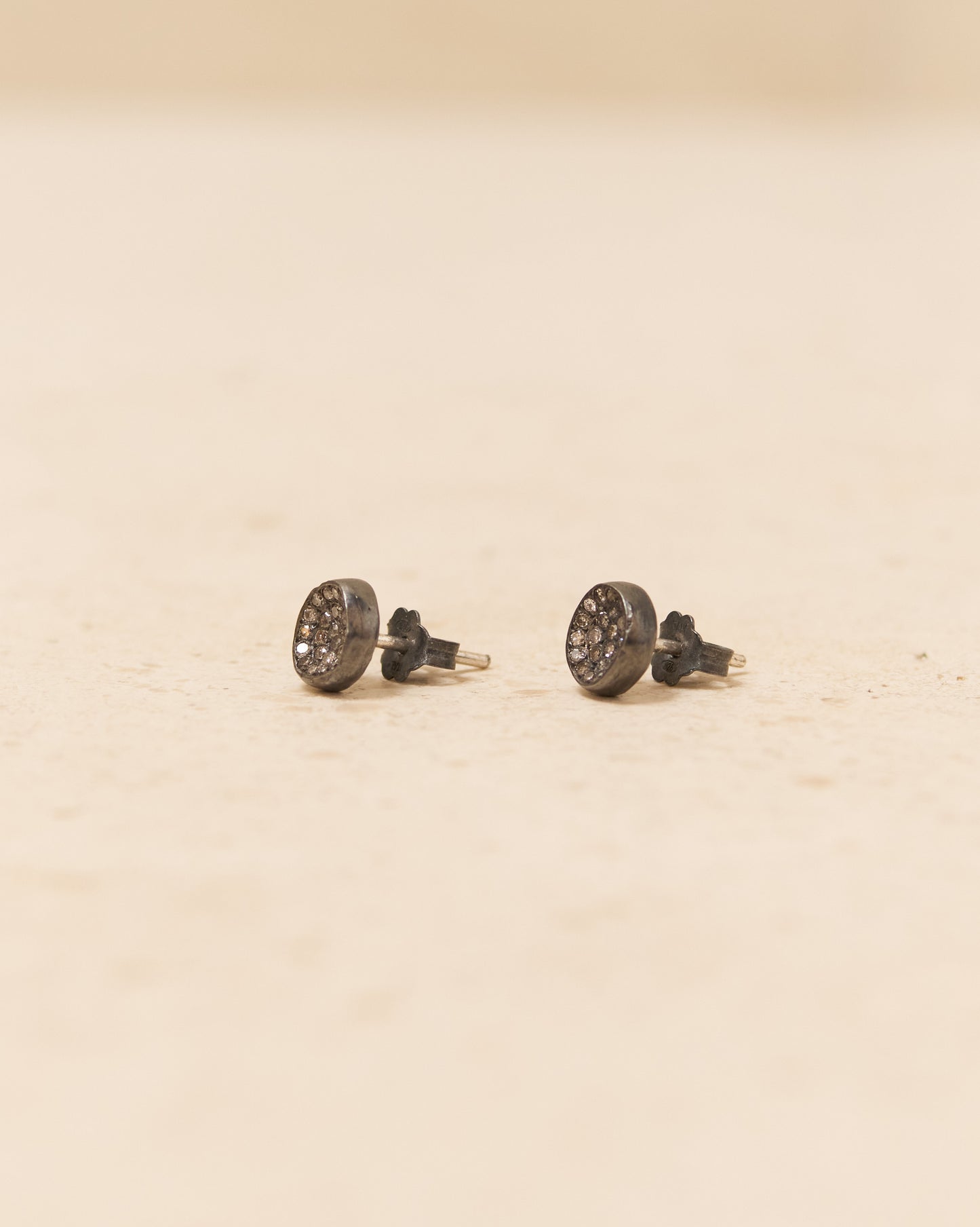 Bo Belquis Icy Grey Diamond Earrings